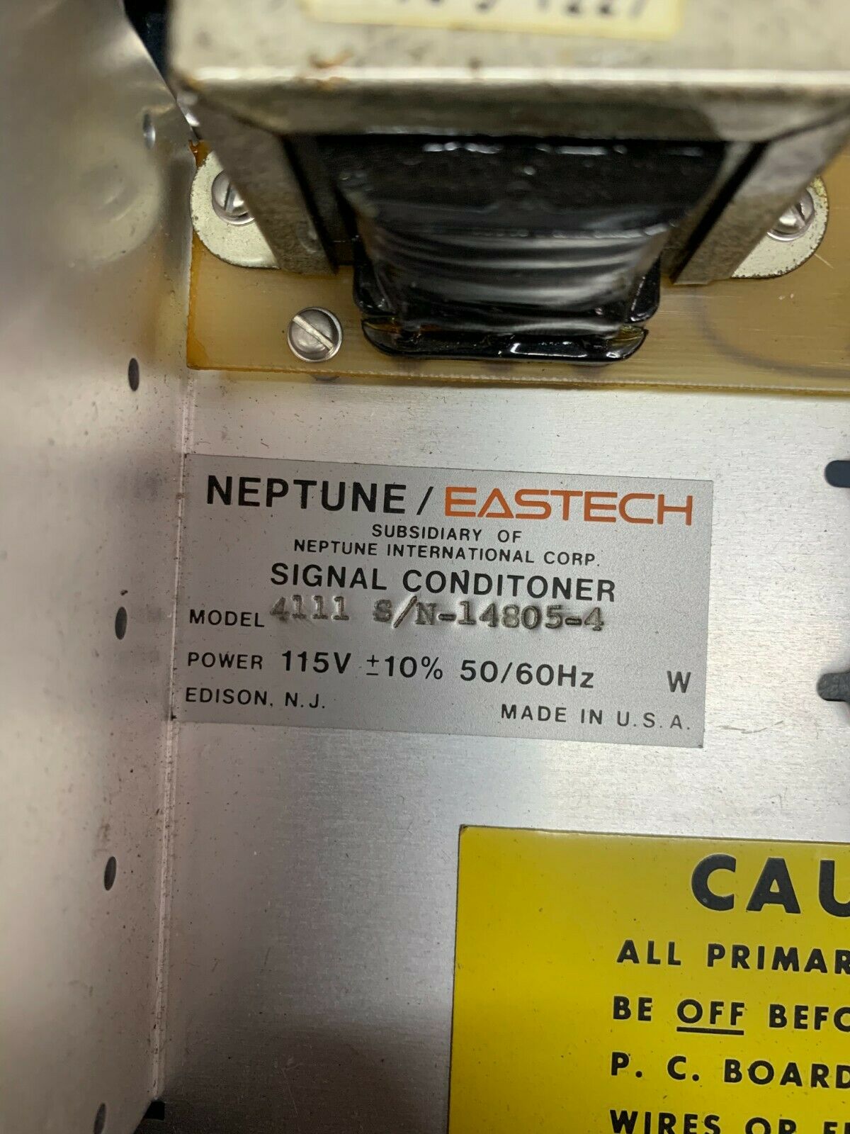 NEW NO BOX NEPTUNE EASTECH SIGNAL CONDITIONER 4111
