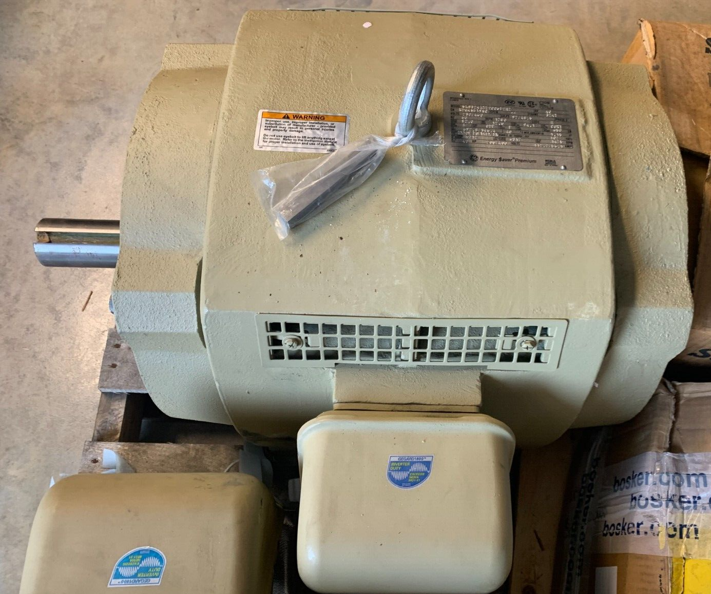 NEW GENERAL ELECTRIC 40HP 1780RPM 230/460V. MOTOR 324T FRAME 5KS324ATE2006F2RZ