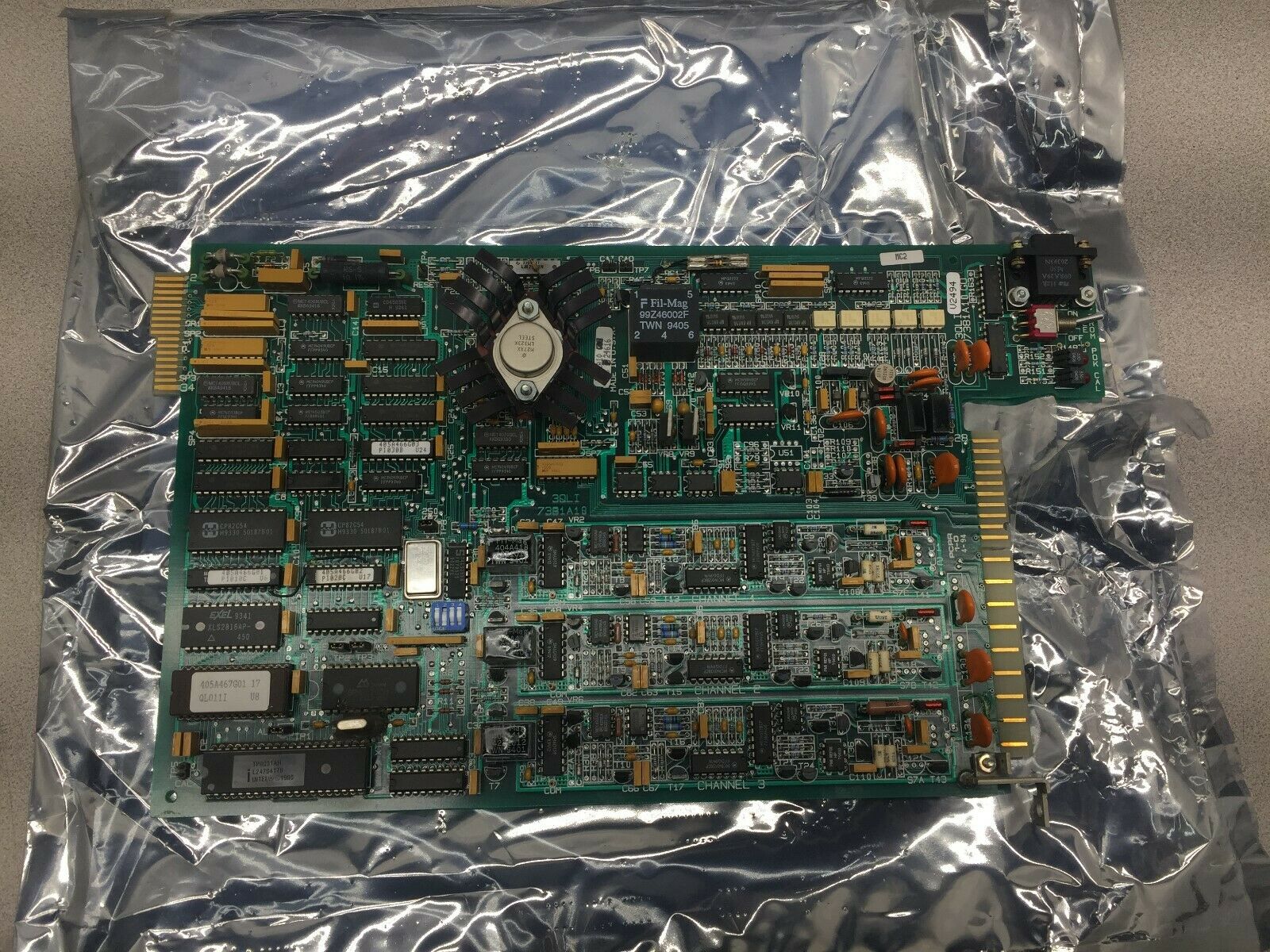 USED REMANUFACTURED WESTINGHOUSE CONTROL BOARD 7381A10G03