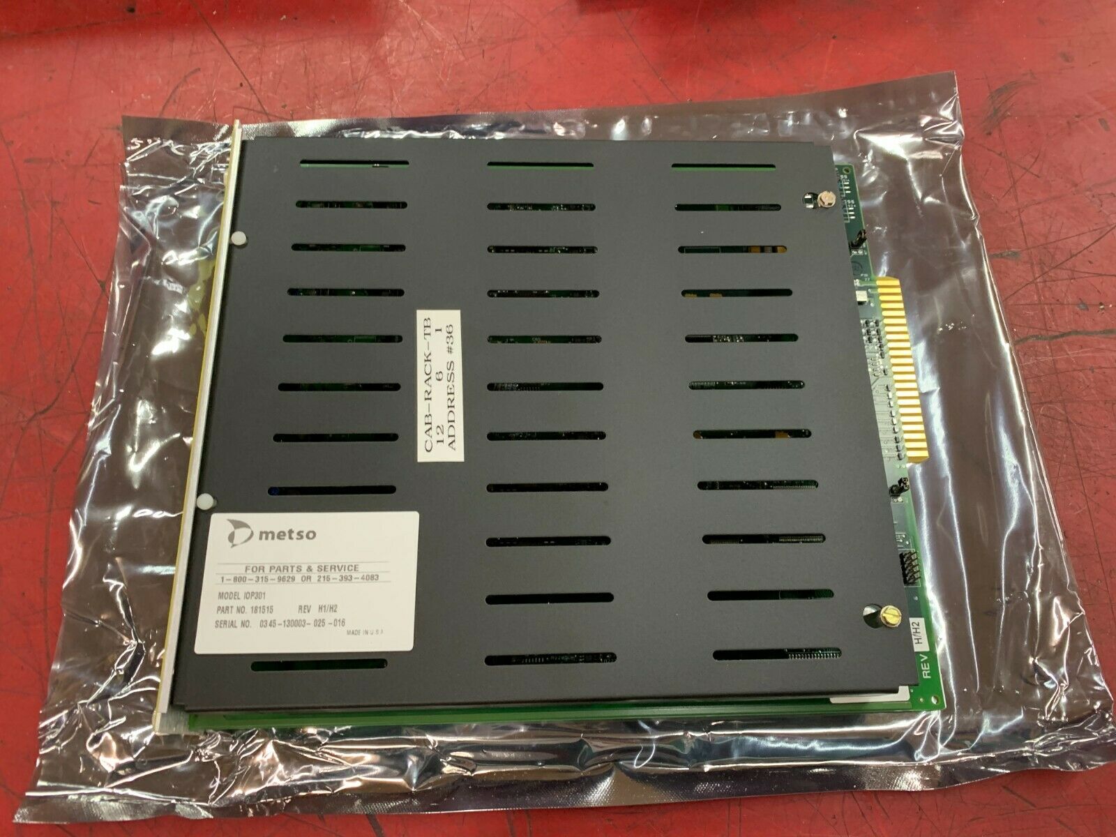 NEW NO BOX METSO ISOLATED ANALOG INPUT MODULE IOP301