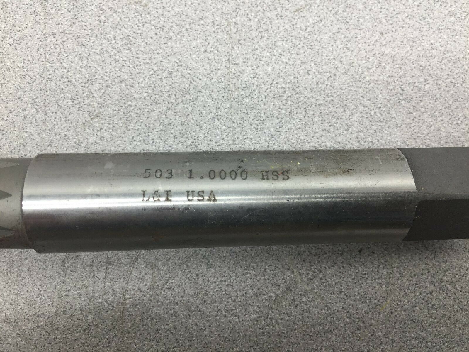 NEW NO BOX L&1 USA 1.0000 HSS END MILL 503