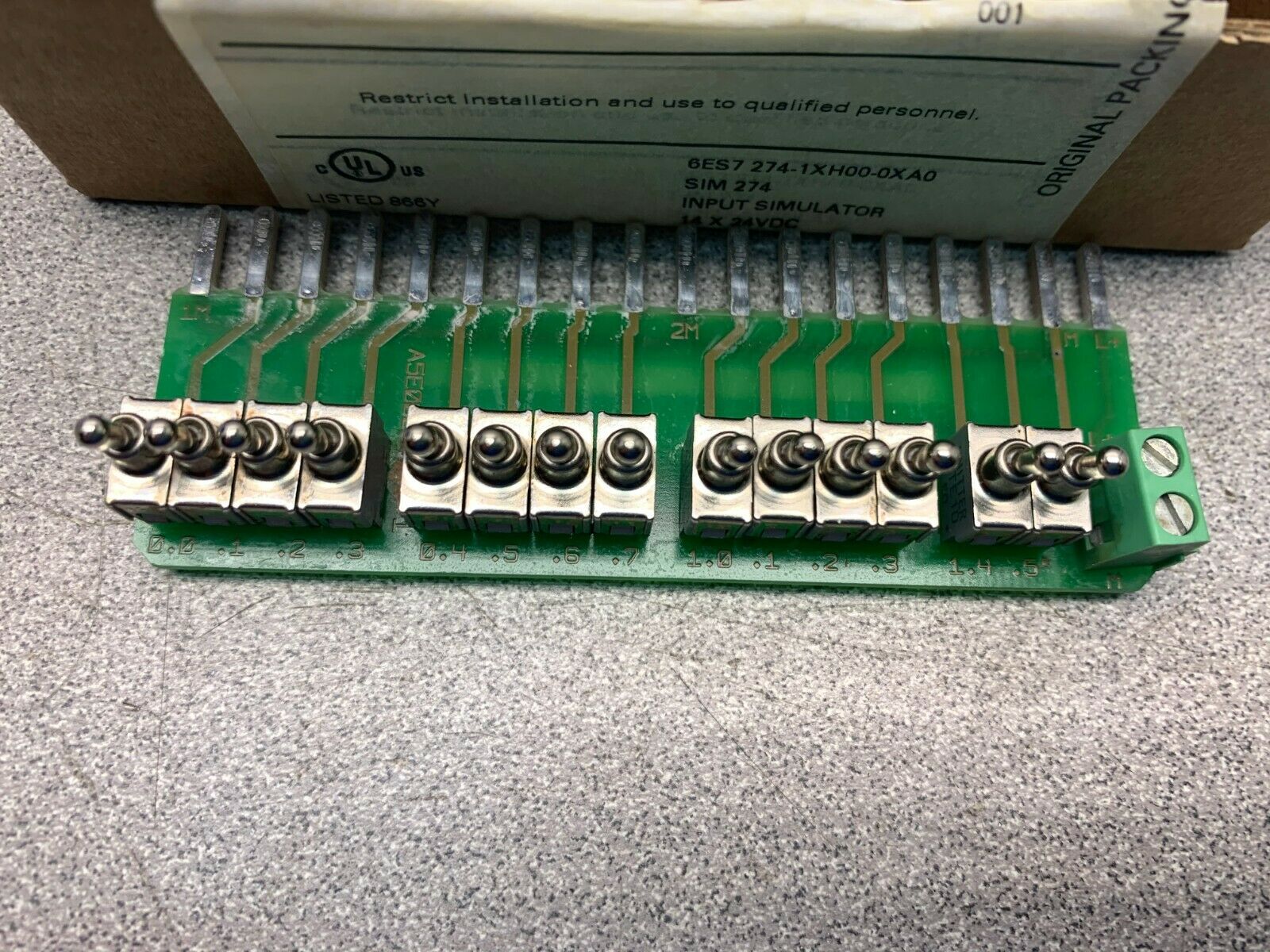 NEW IN BOX SIEMENS INPUT SIMILATOR 6ES7 274-1XH00-0XA0