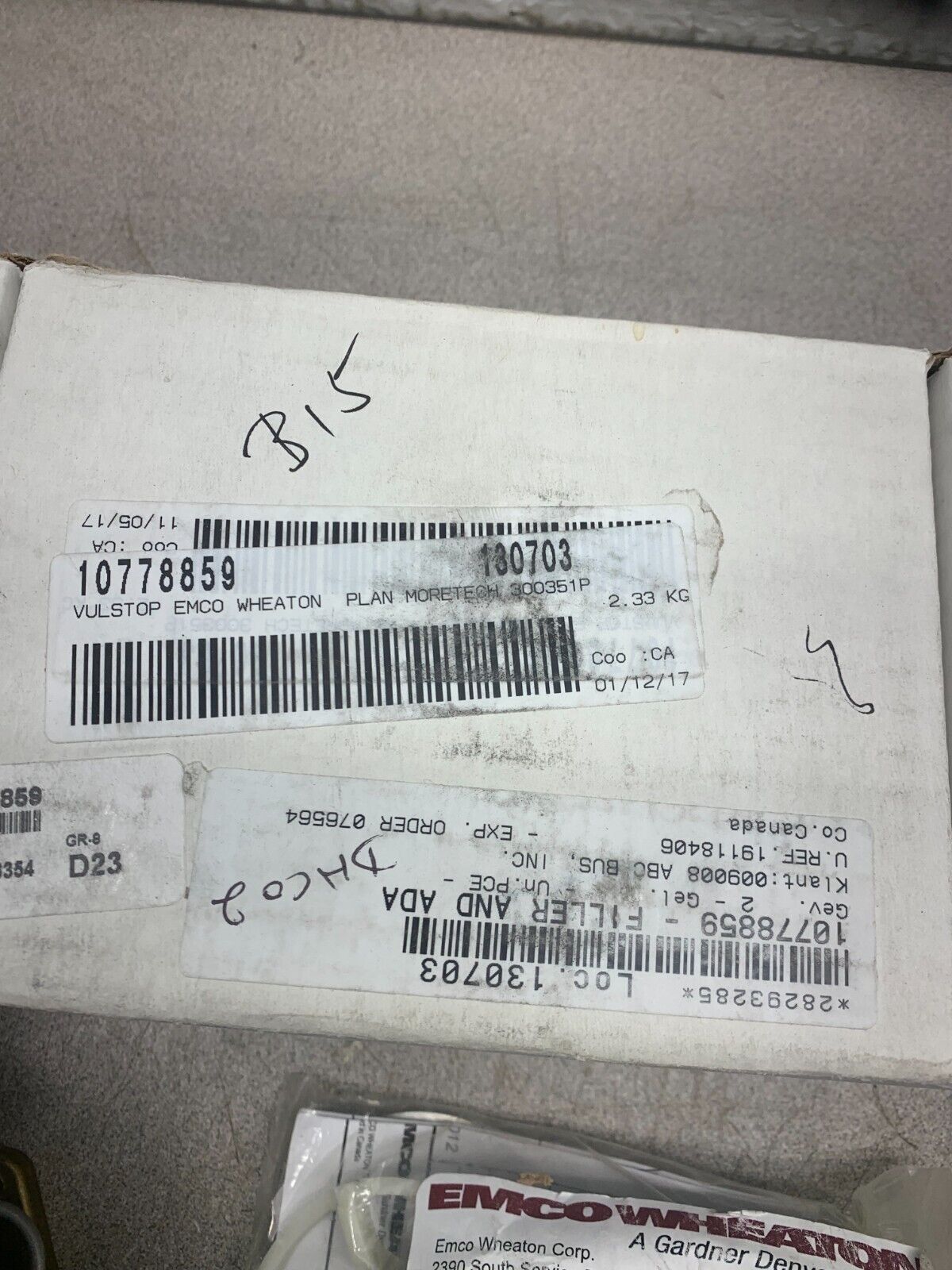 NEW IN BOX MORELECH INTERNATIONAL ADAPTER & CAP 300351P