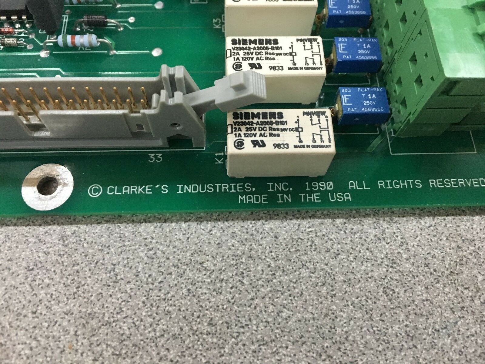 NEW NO BOX CLARKE'S INDUSTRIES CIRCUIT BOARD 7005-00300 REV 1.0