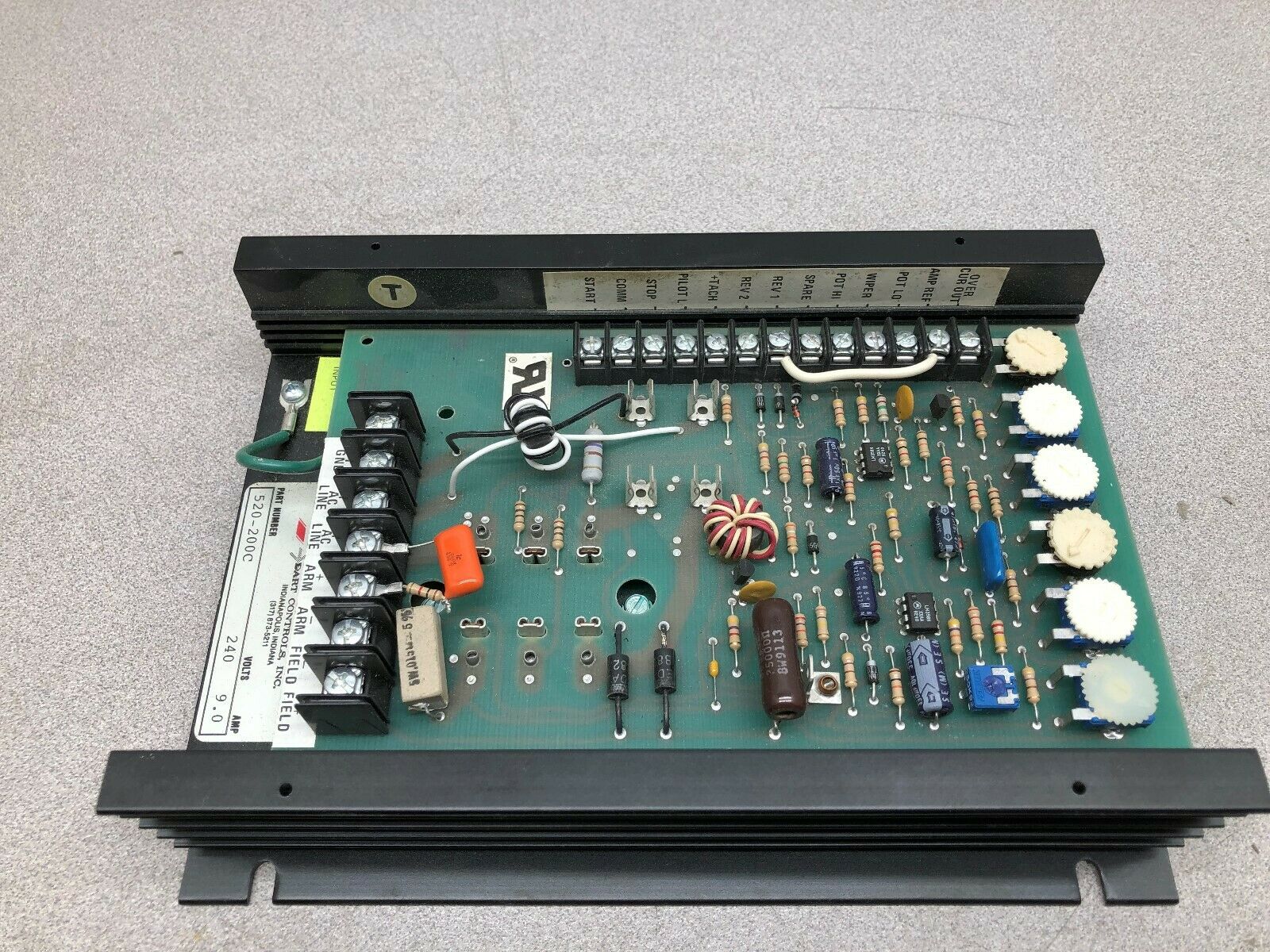 NEW NO BOX DART 240 VAC 9.0 AMP DC DRIVE 520-200C