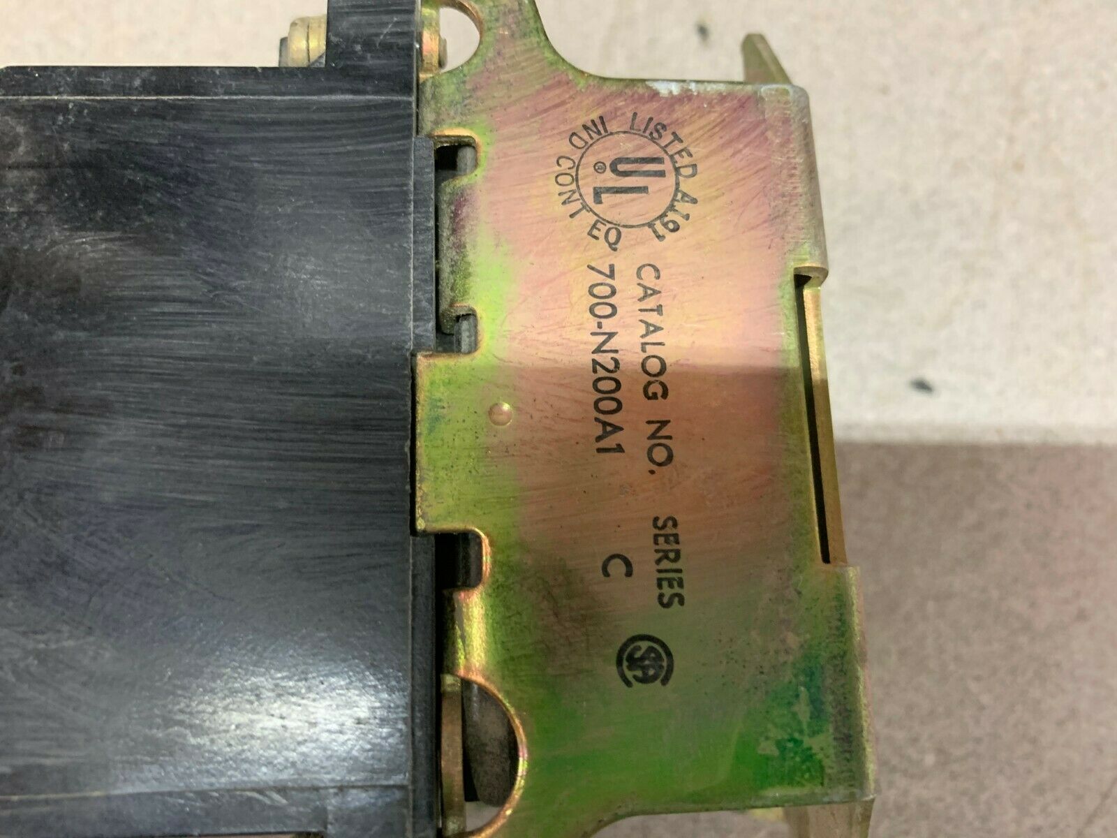 USED ALLEN BRADLEY RELAY 700-N200A1 SERIES C