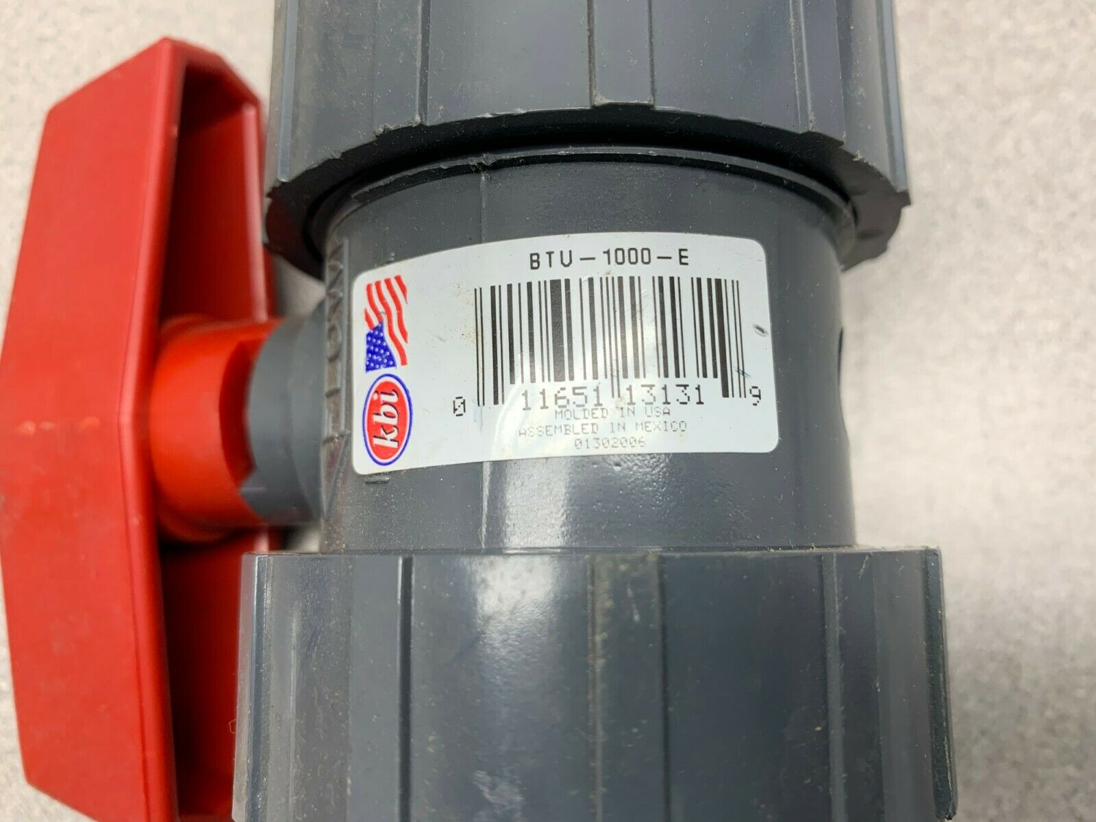 NEW NO BOX KBI 1 INCH BALL VALVE BTU-1000-E