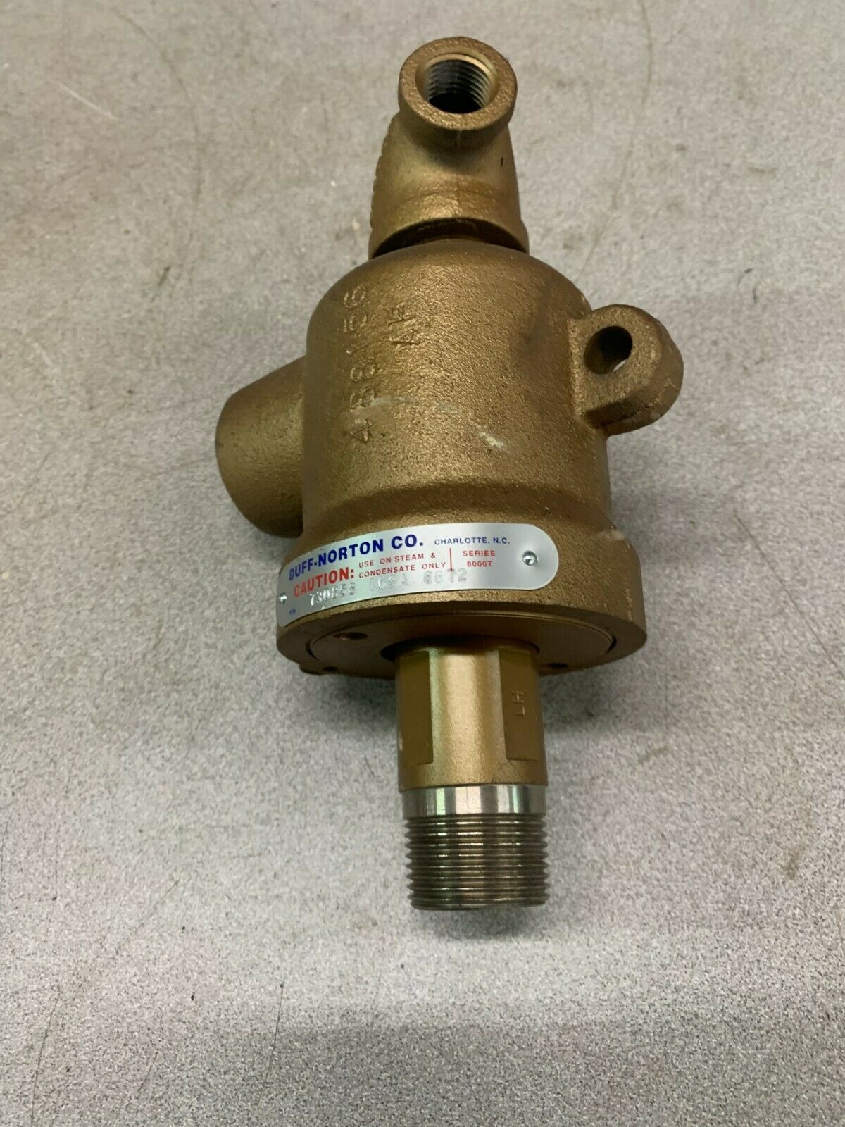 NEW NO BOX DUFF-NORTON ROTARY UNION 730858 16SA 6672