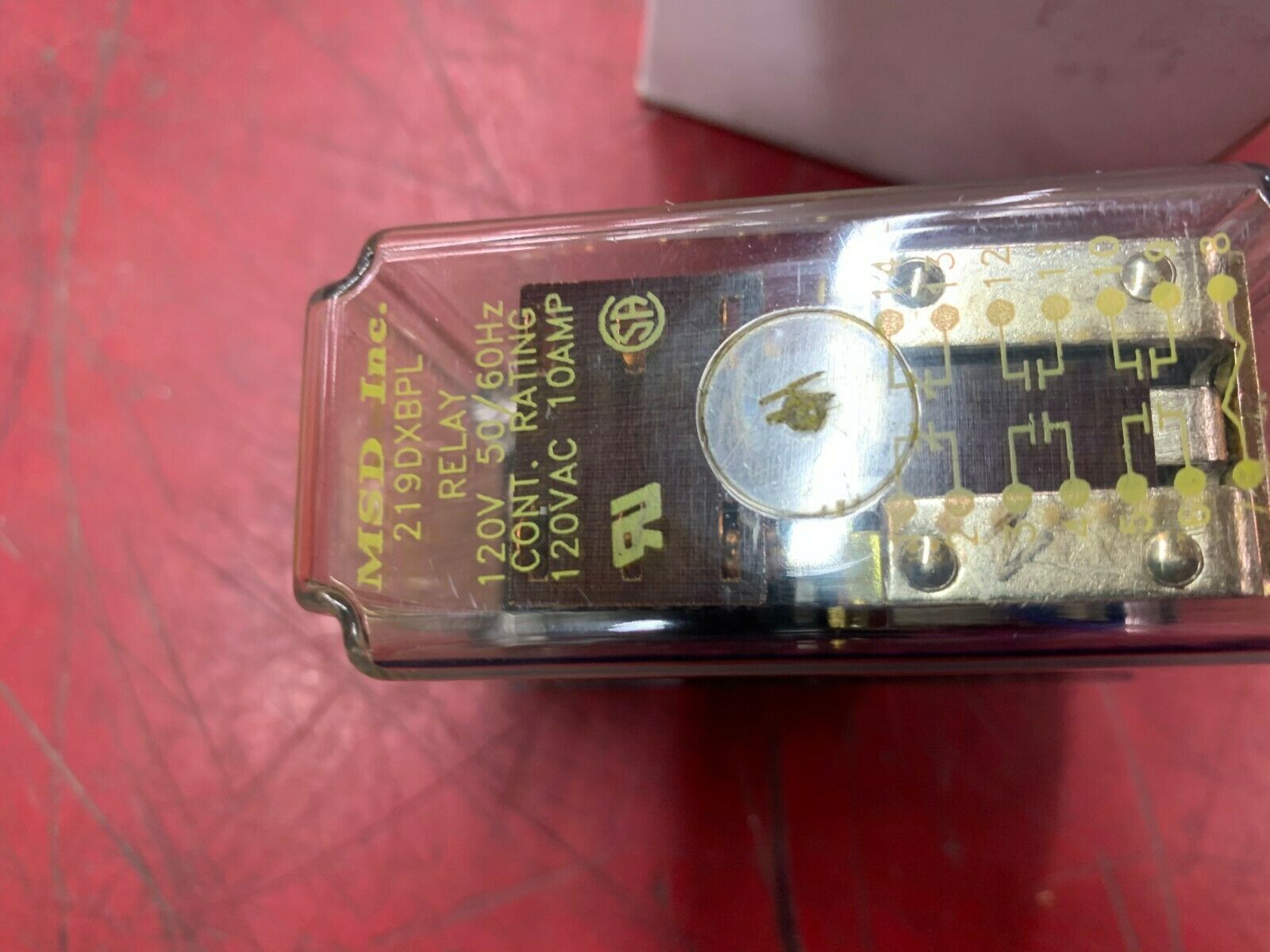 NEW IN BOX MSD INC. 120VAC RELAY 219DXBPL