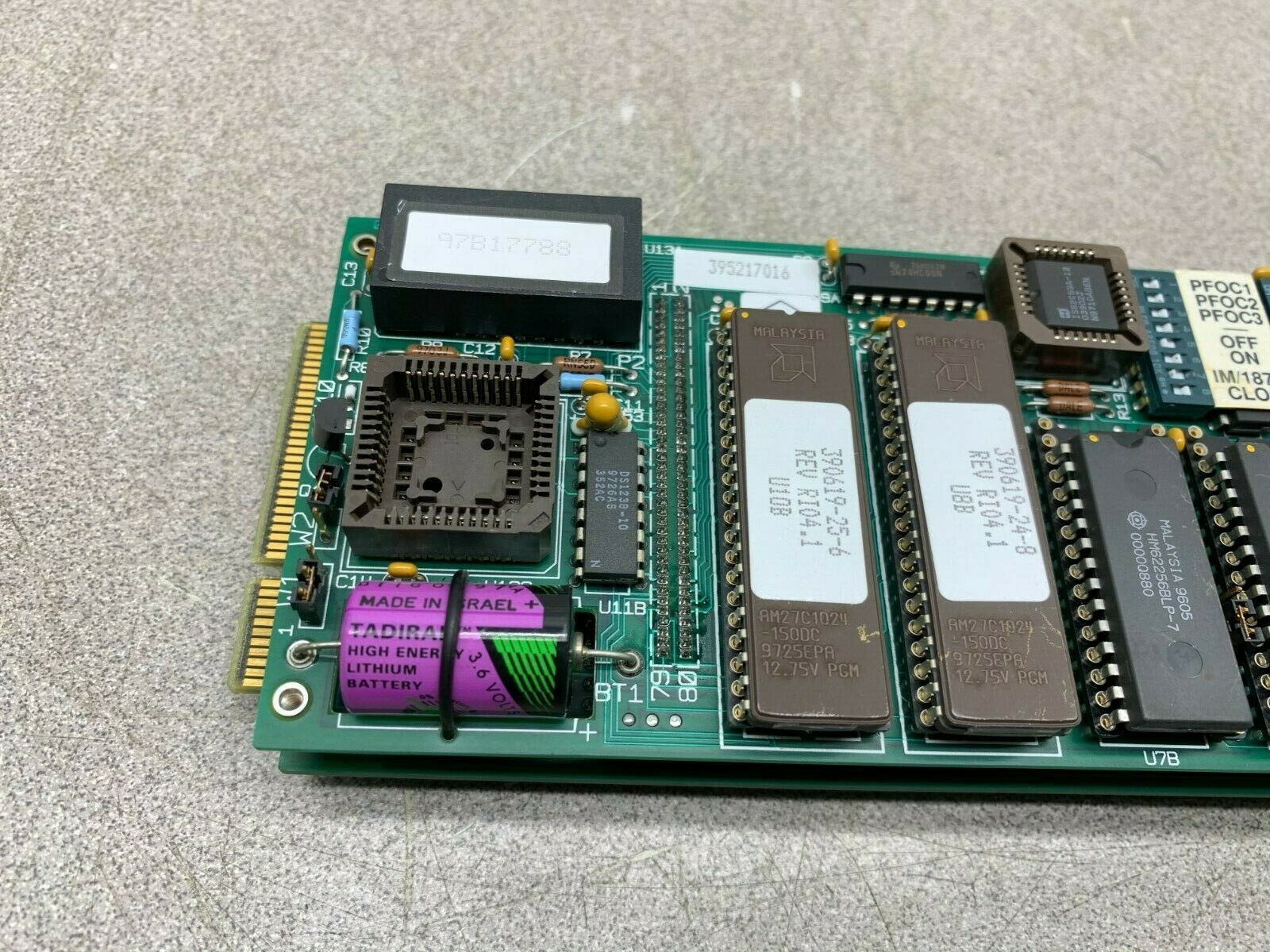 USED EMERSON BRISTOL BABCOCK 2-BOARD CPU ASSEMBLY BOARD 395217016