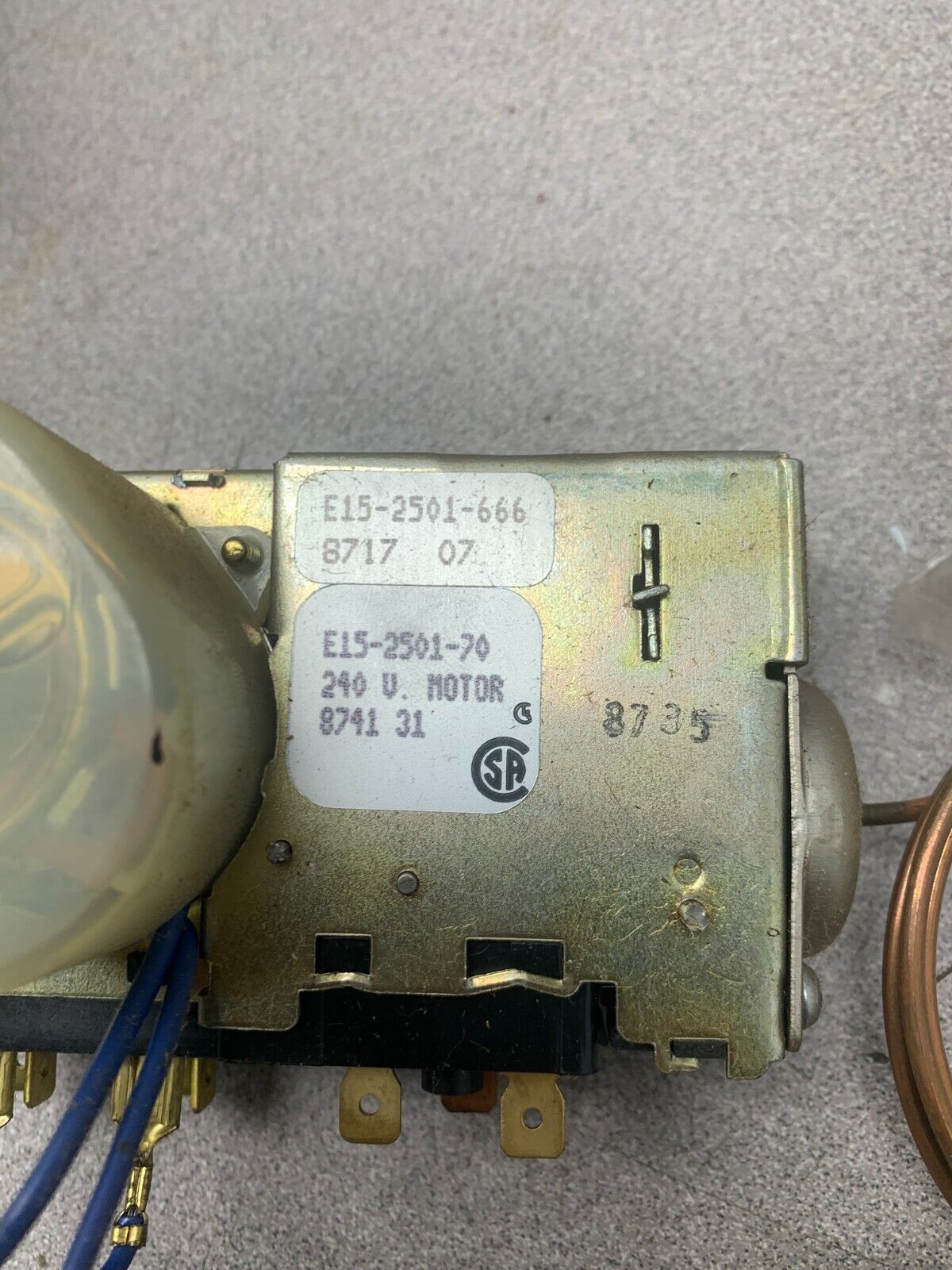 NEW RANCO HEAT PUMP CONTROL E15-2501-666 MOTOR 240V. E15-2501-70