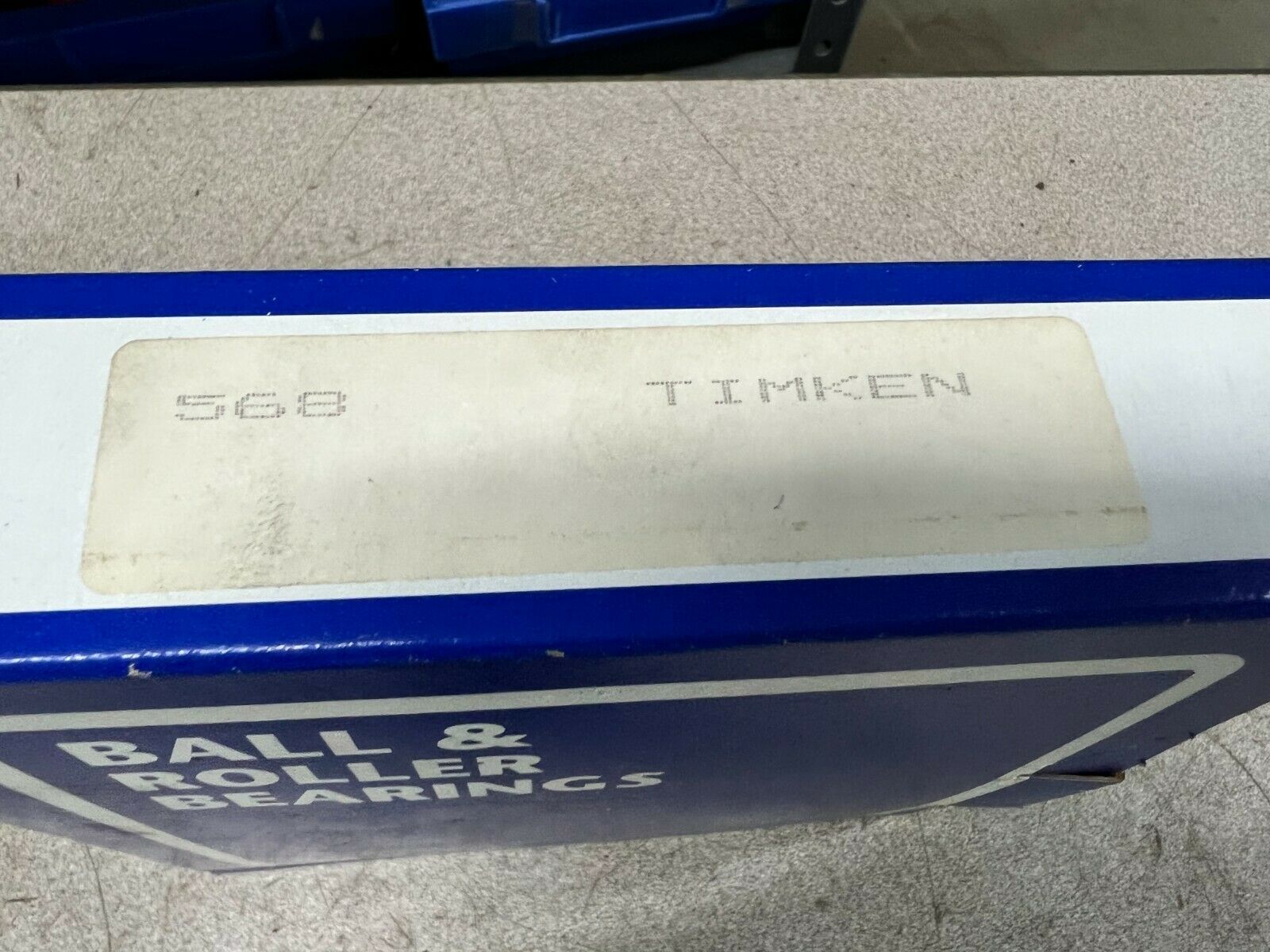 NEW IN BOX TIMKEN ROLLER BEARING 568