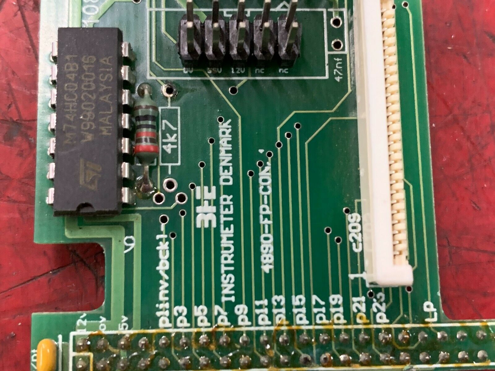 USED INSTRUMETER DENMARK CIRCUIT BOARD 4890-FP-CON