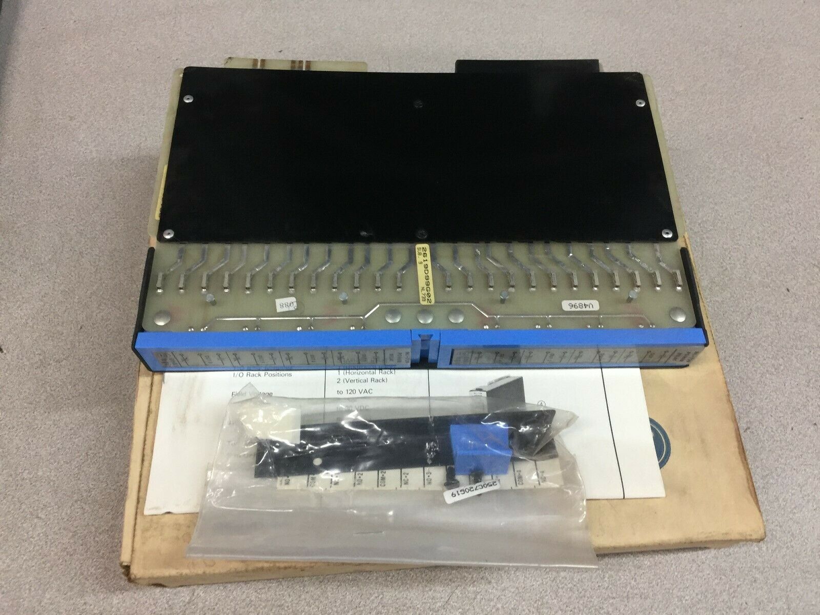 NEW NO BOX WESTINGHOUSE NUMA LOGIC 8PT RELAY OUTPUT MODULE NL739H / 2619D99G02
