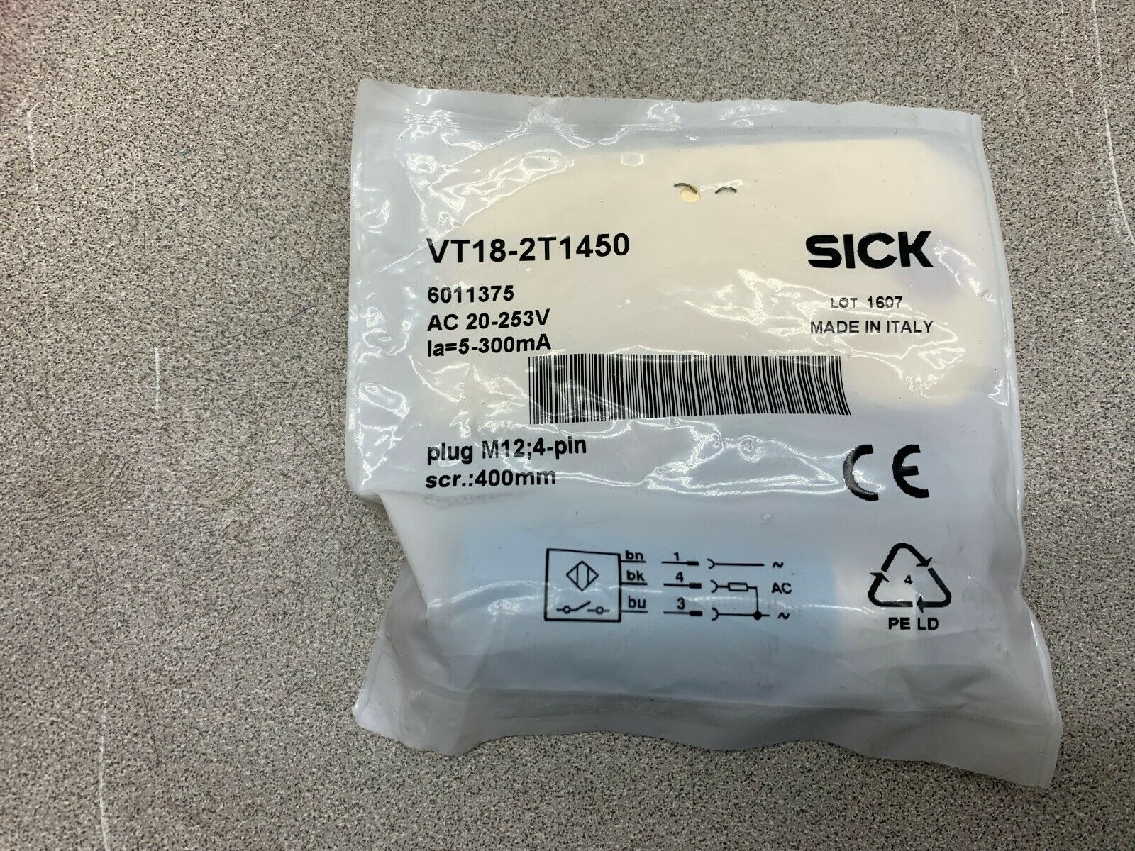 NEW NO BOX SICK SENSOR VT18-2T1450