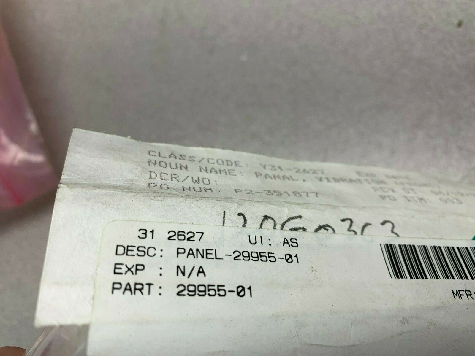 NEW NO BOX BENTLY NEVADA VIBRATION PANEL 29955-01 D