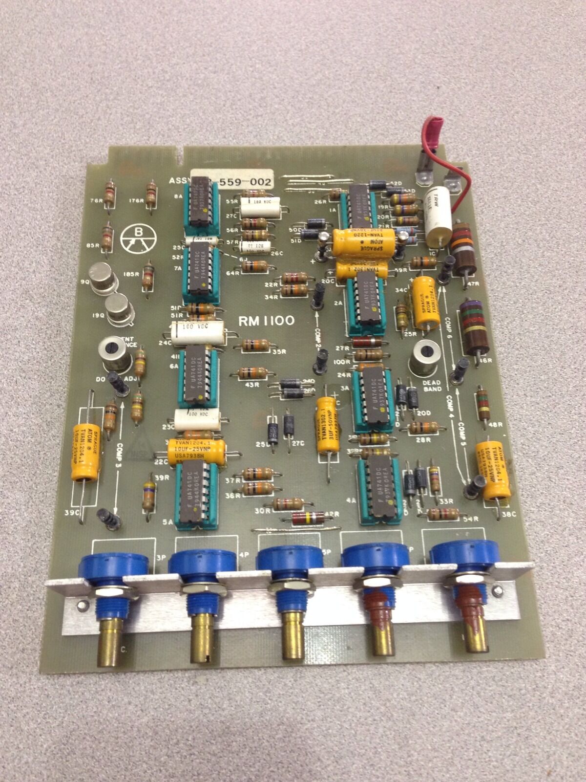 USED BURTON RM 1100 413-048 CONTROL BOARD 513-559-002