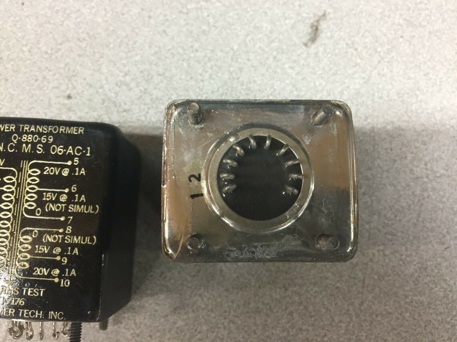 NEW NO BOX (LOT OF 5) TTI 105/115/125 VAC PRI 15/20 VAC SEC POWER TRANSFORMER Q-