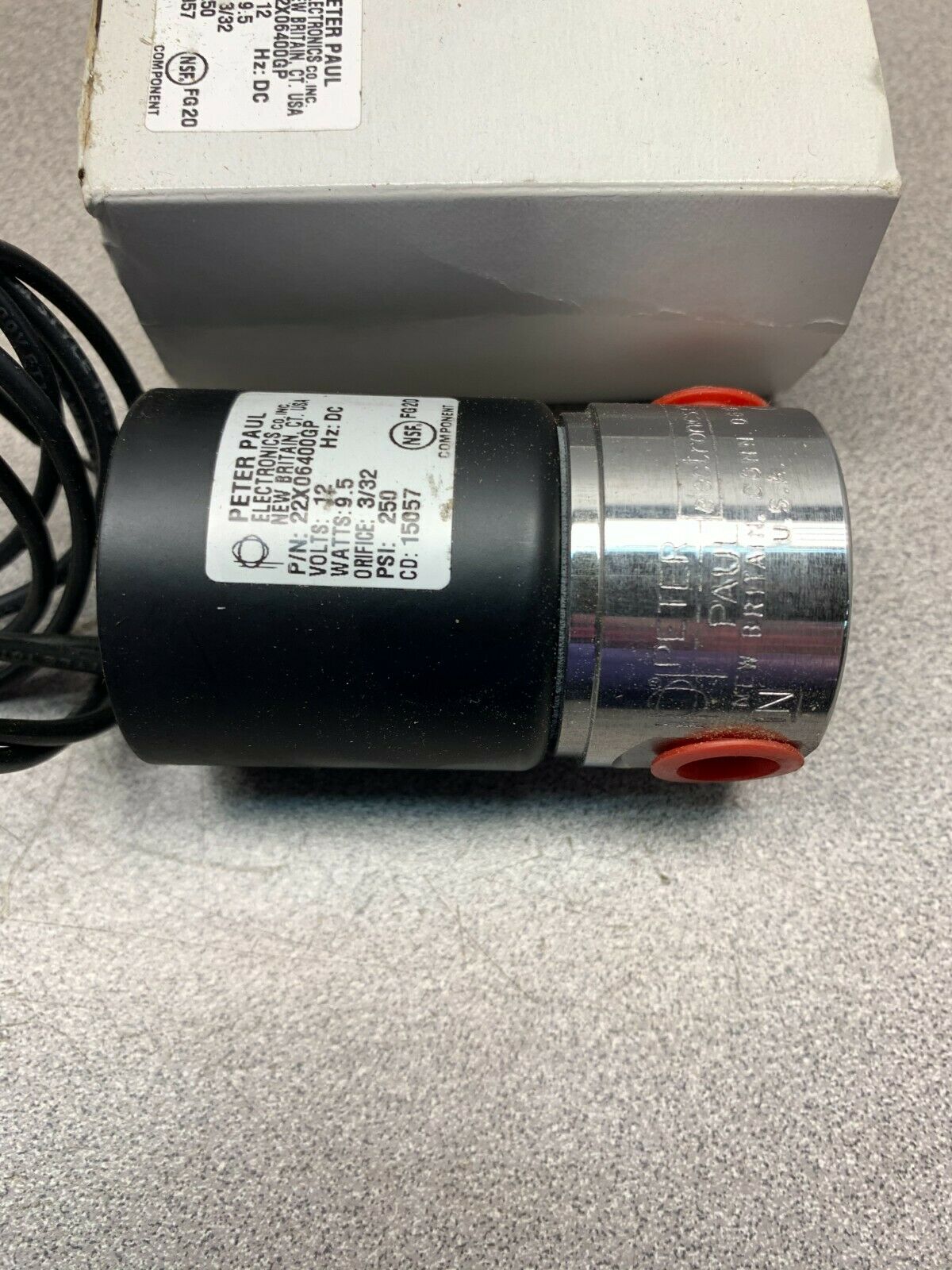 NEW IN BOX PETER PAUL VALVE 22X06400GP