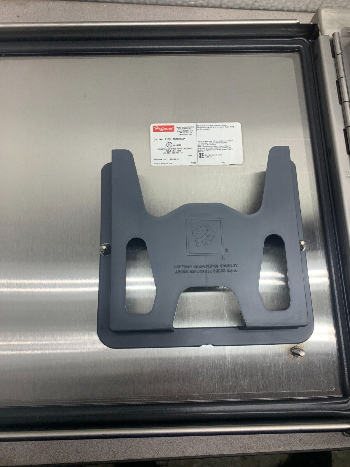 NEW HOFFMAN STAINLESS STEEL ENCLOSURE 16X16X6" BOX A16H1606SS6LP