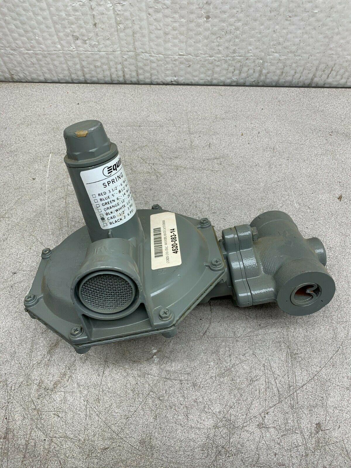 NEW NO BOX COEN PRESSURE REGULATOR 4520-083-14