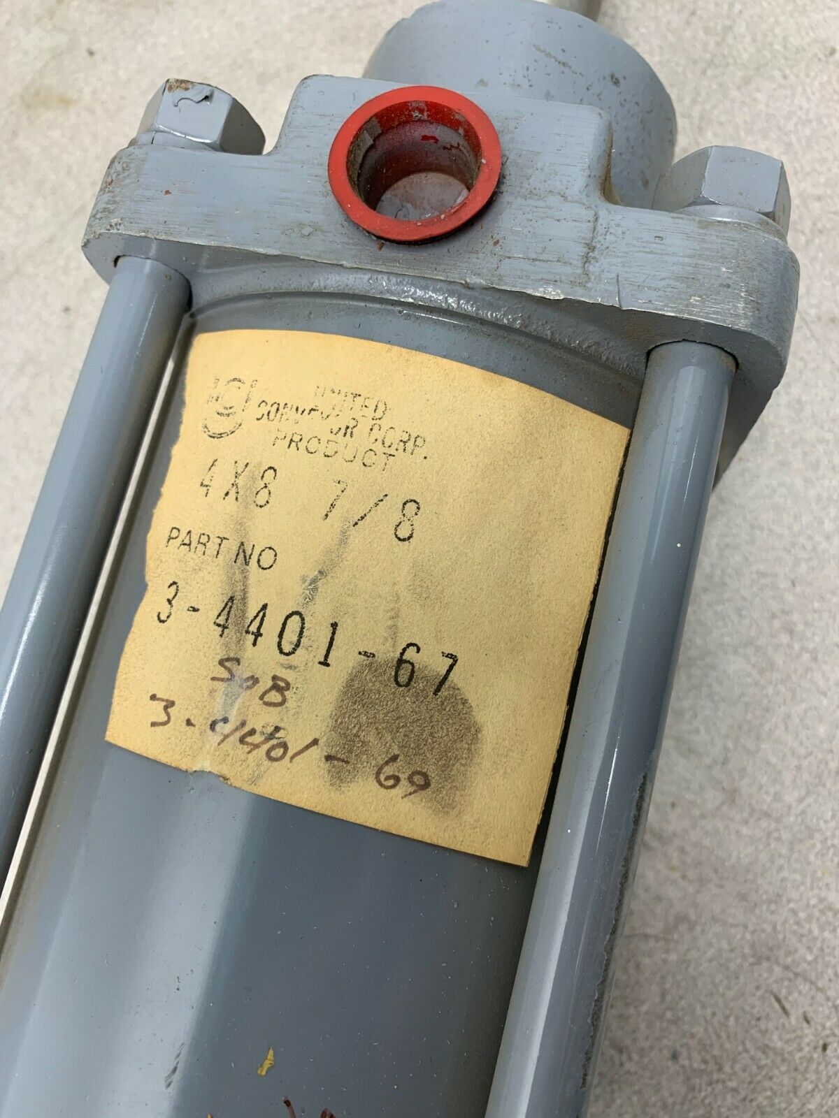 NEW NO BOX UNITED CONVEYOR 4X8 7/8 CYLINDER 3-4401-67