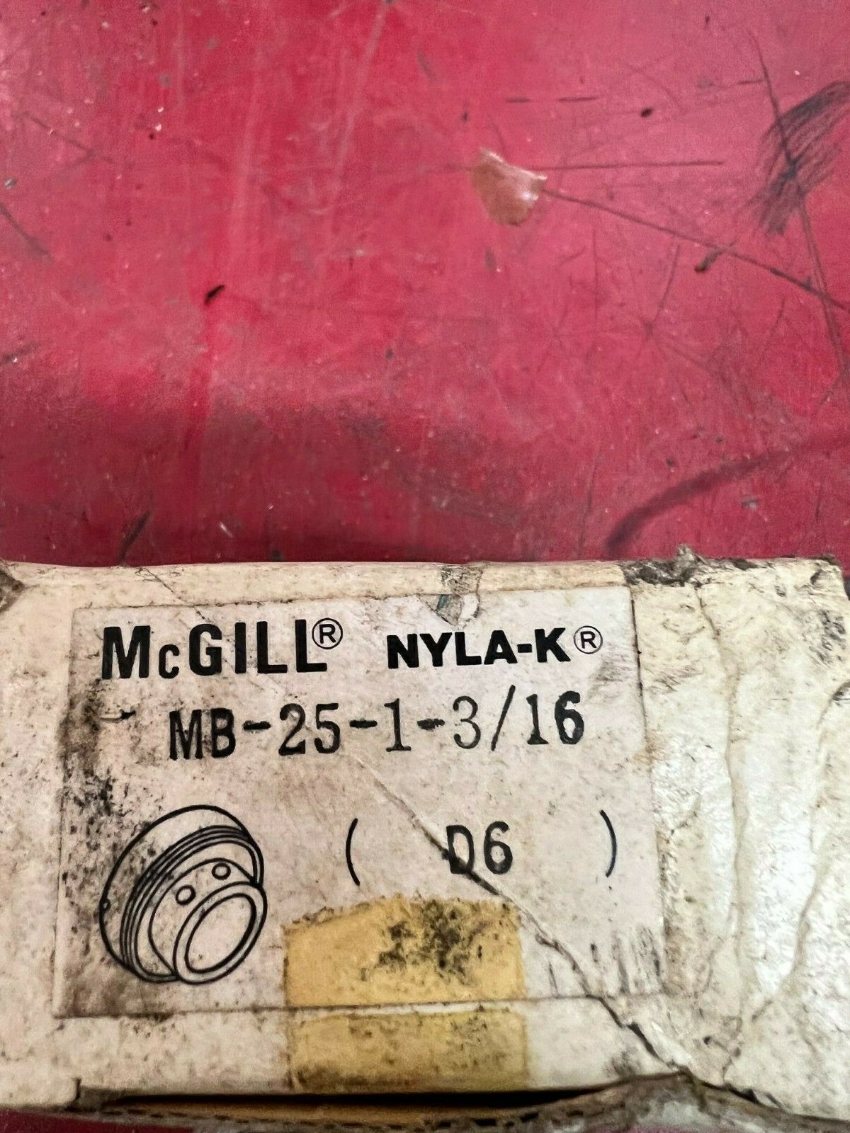 LOT OF 2 NEW IN BOX MCGILL BEARING INSERT MB-25-1-3/16