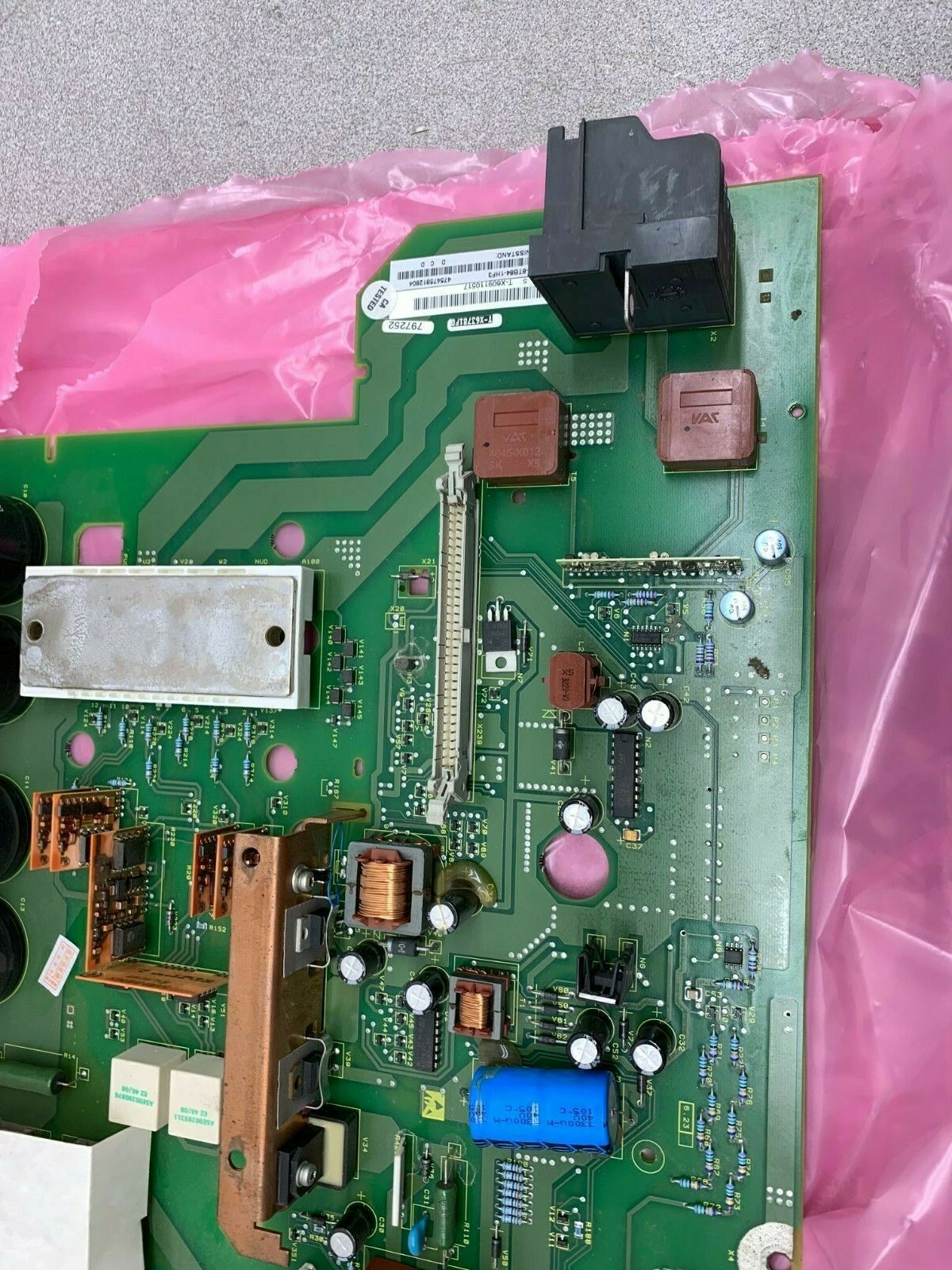 USED SIEMENS POWER ELECTRONIC UNIT BOARD 6SE7021-8TB84-1HF3