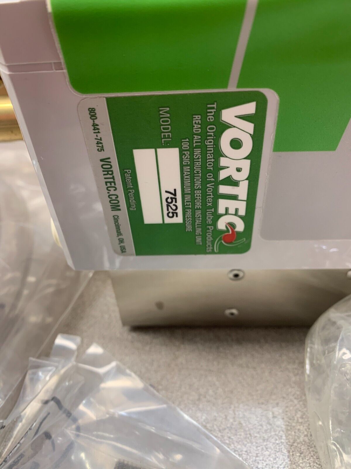 NEW IN BOX VORTEX HAZARDOUS LOCATION A/C 7525
