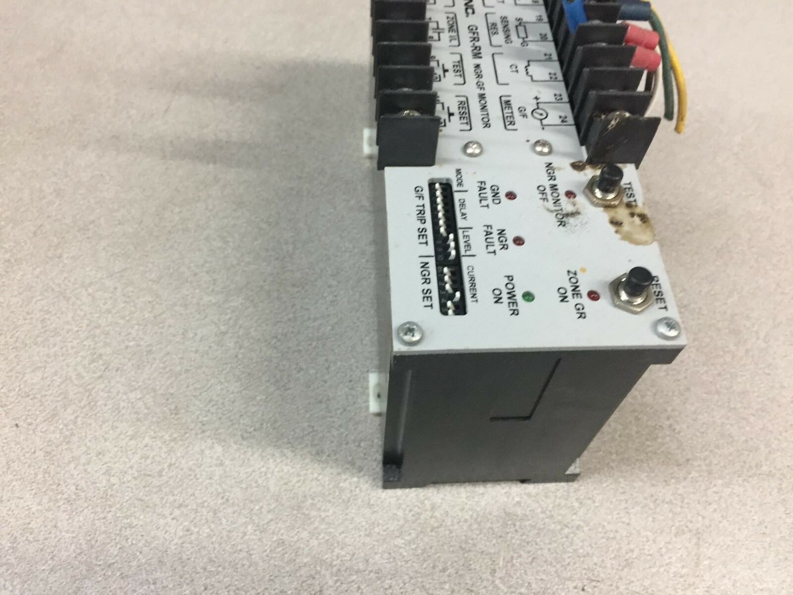 USED IPC RESISTORS INC GROUND FAULT MONITOR RELAY GFR-RM