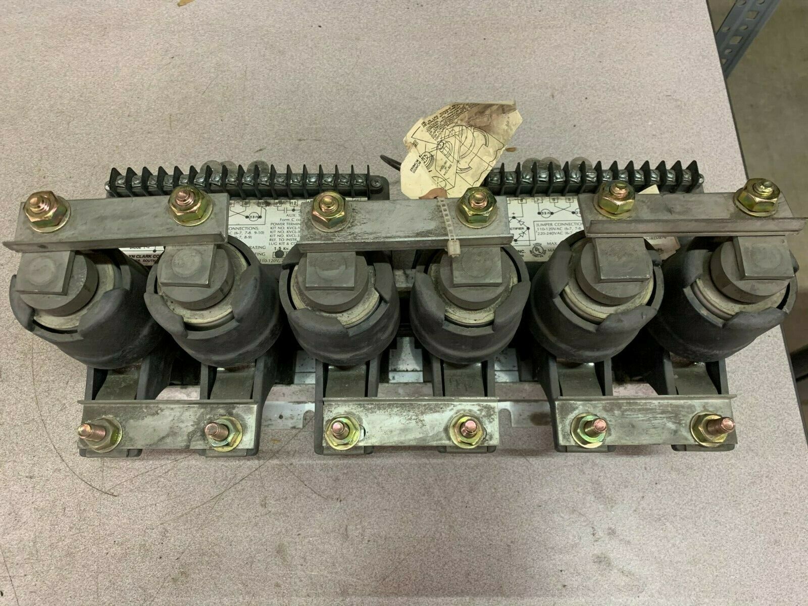 USED JOSLYN CLARK VACUUM CONTACTOR UC77U03615-76