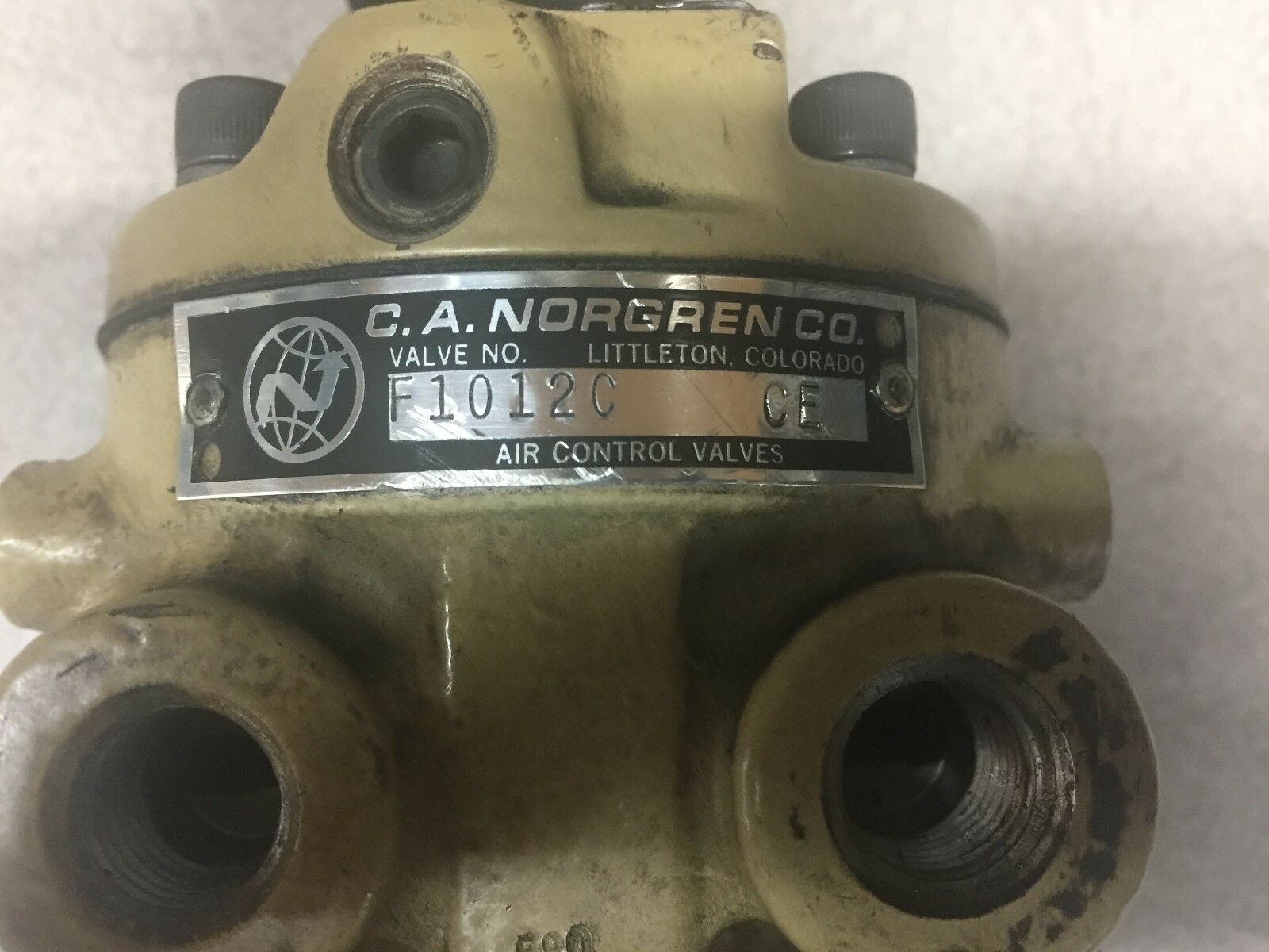 USED NORGREN PNUMATIC VALVE F1012C-CE