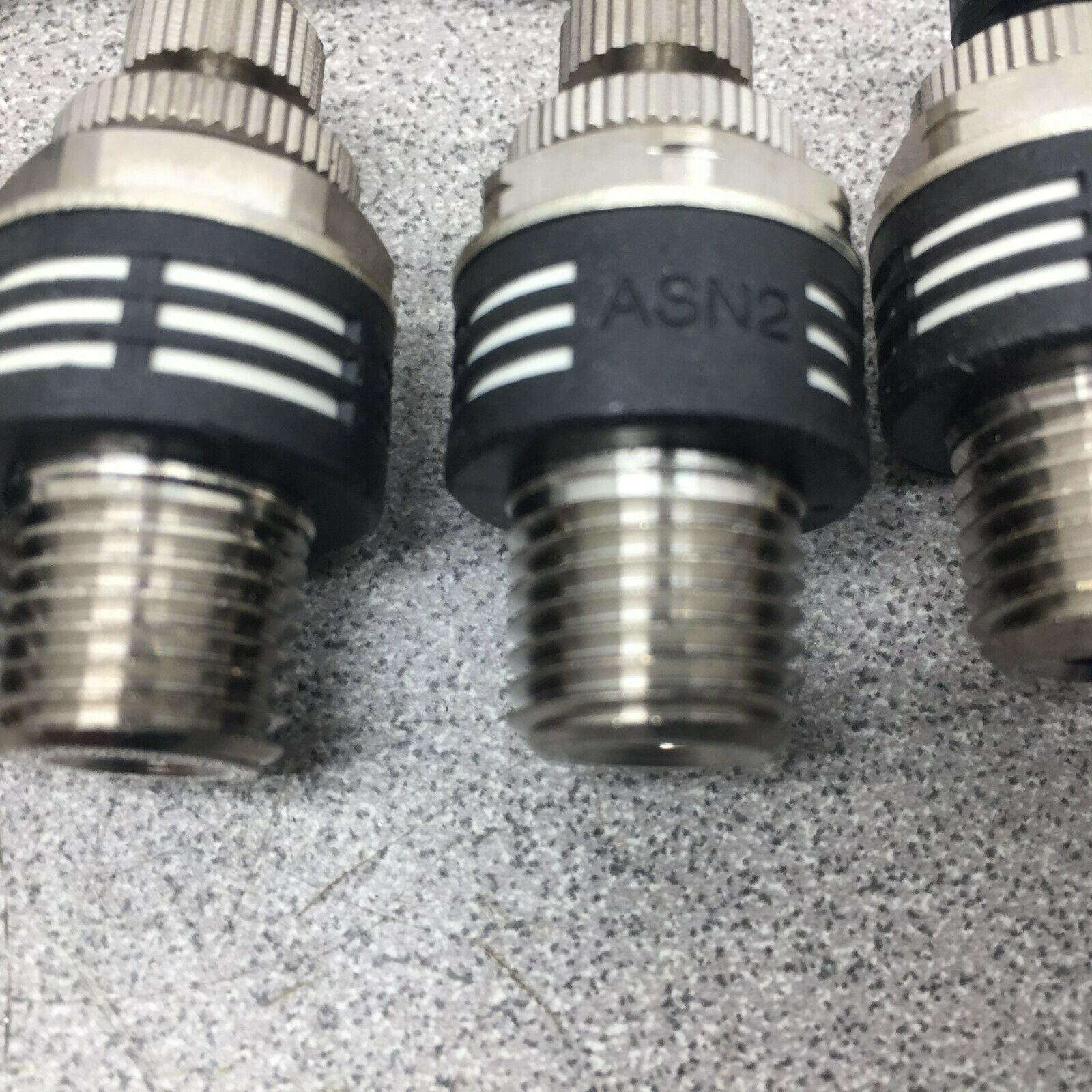 NEW NO BOX (LOT OF 10) SMC 1/4 NPT FLOW CONTROL EXHAUST VALVES ASN2