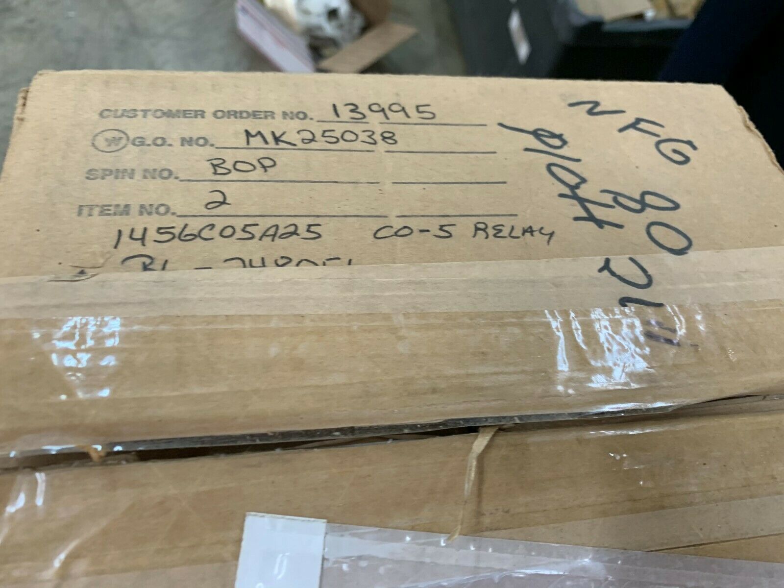 NEW IN BOX WESTINGHOUSE TYPE CO-5 OVERCURRENT RELAY 1456C05A25 CLASS 1E