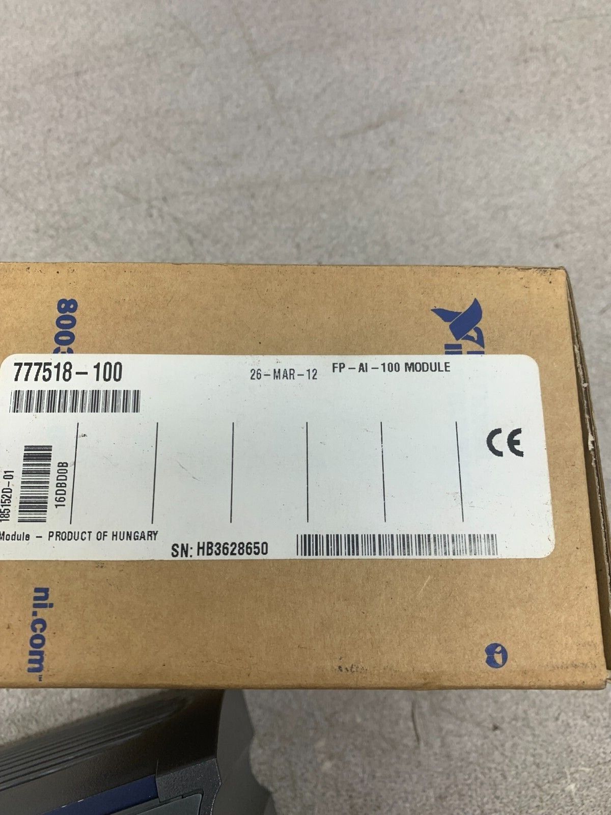 NEW IN BOX NATIONAL INSTRUMENTS FIELD POINT 8 Channel Analog Input FP-AI-100