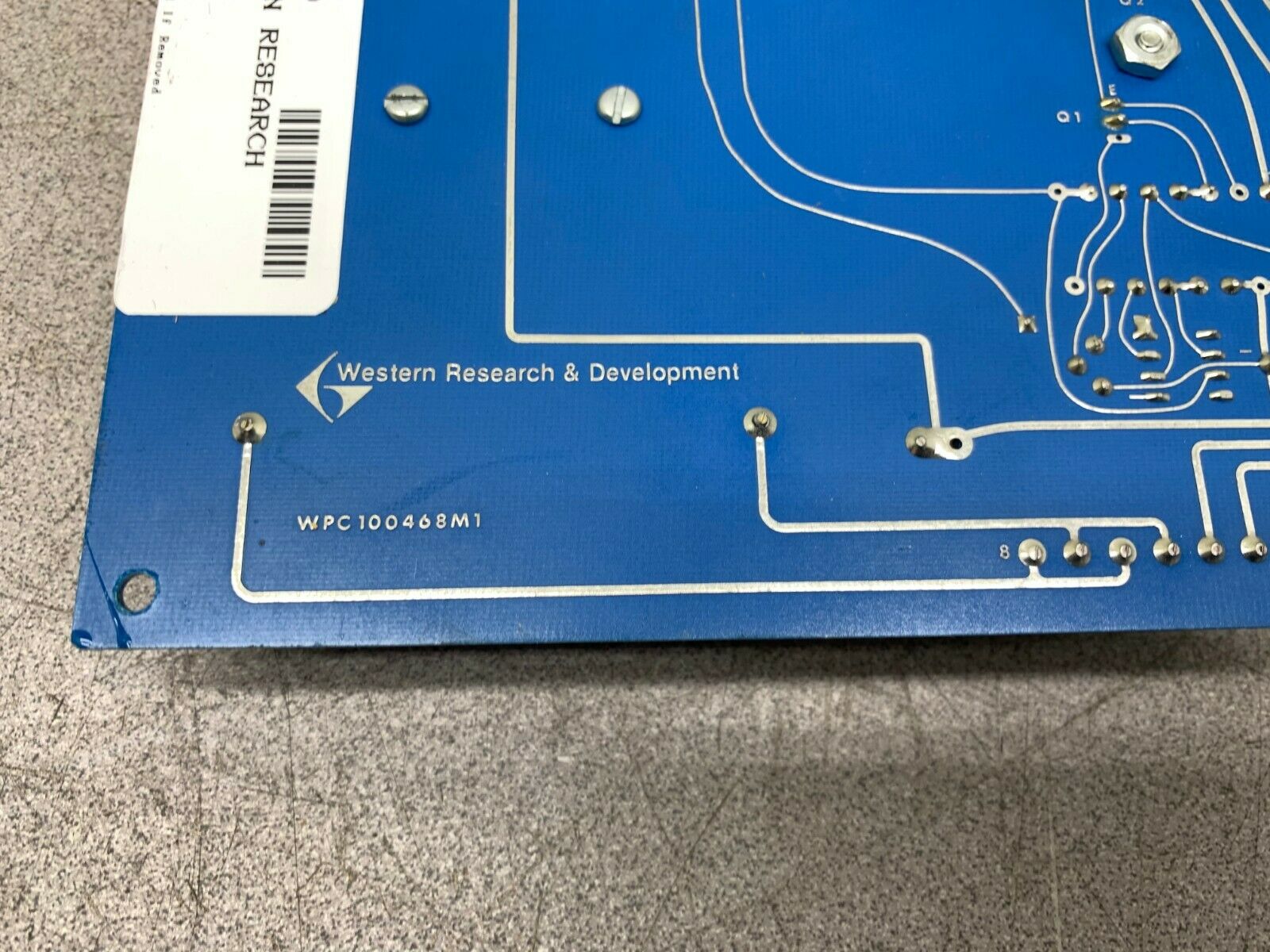 NEW NO BOX WESTERN RESEARCH PC BOARD POWER SUPPLY 100-468M1