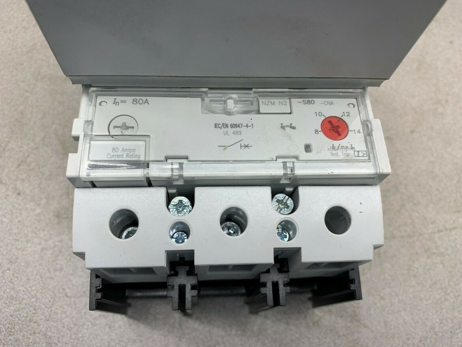 NEW EATON MOELLER 80AMP BREAKER WITH SYNCHRONIZED REMOTE OPERATOR NZM 2-XR