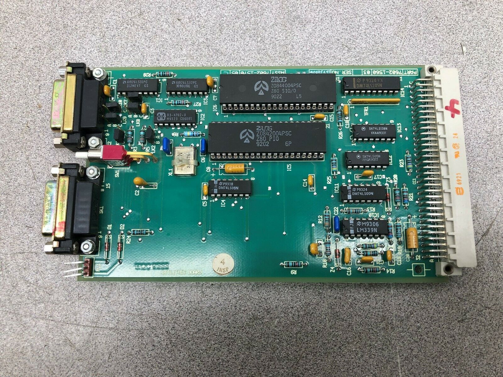 USED PRESSTECH UTILITIES BOARD 7602-1560 / 7602-1570