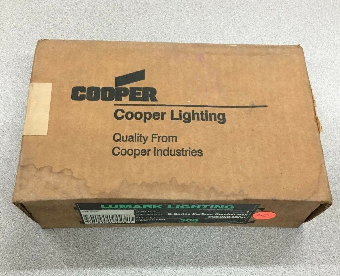 NEW IN BOX LUMARK LIGHTING SCB SURFACE CONDUIT BOX 8853504000