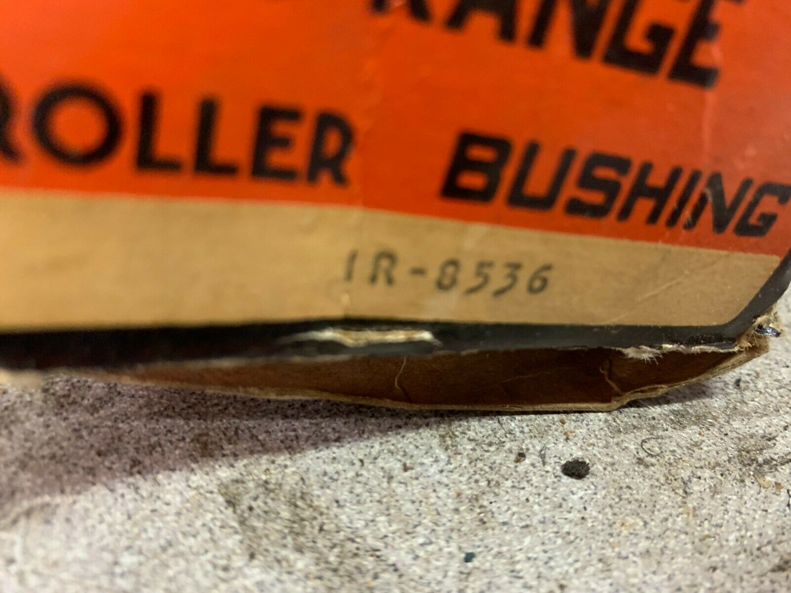 NEW IN BOX ORANGE ROLLER BUSHING IR-8536