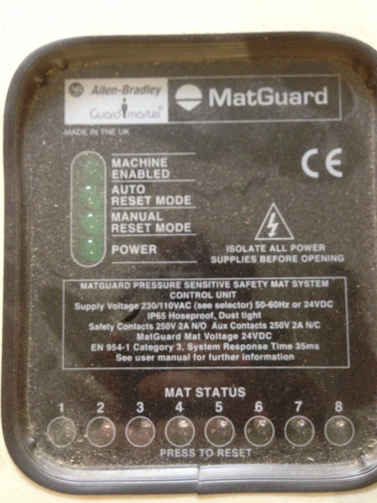 USED ALLEN-BRADLEY MATGUARD WITH MAT GUARDMASTER 440F-C28011