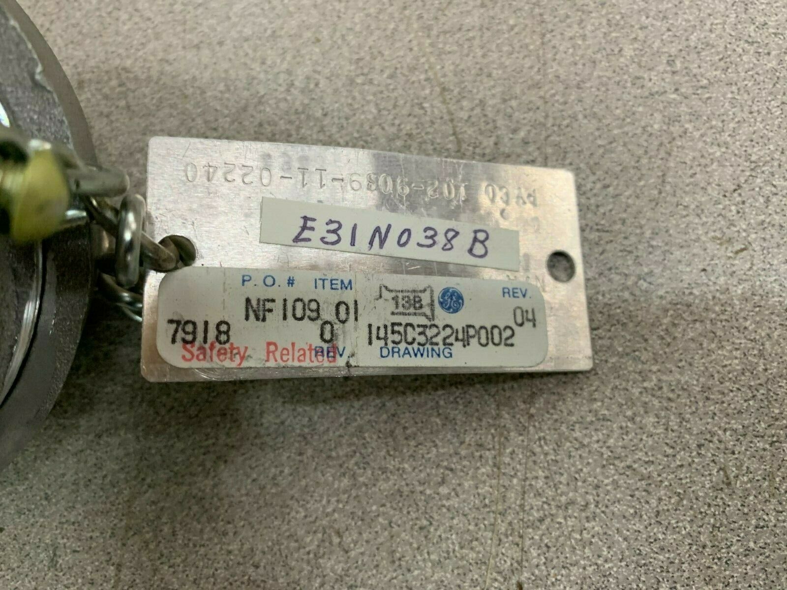 NEW NO BOX GENERAL ELECTRIC E31N038B THERMOCOUPLE 145C3224P002