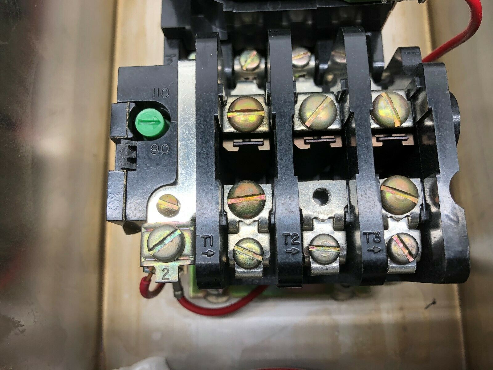 NEW IN BOX GE 480 VAC SIZE 1 MOTOR STARTER IN STAINLESS STEEL ENCLOSURE CR206 /