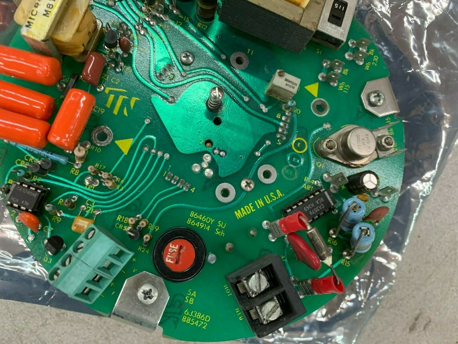 NEW NO BOX TN TECHNOLOGIES 864914 SCH CIRCUIT BOARD ASSEMBLY 86460Y SU