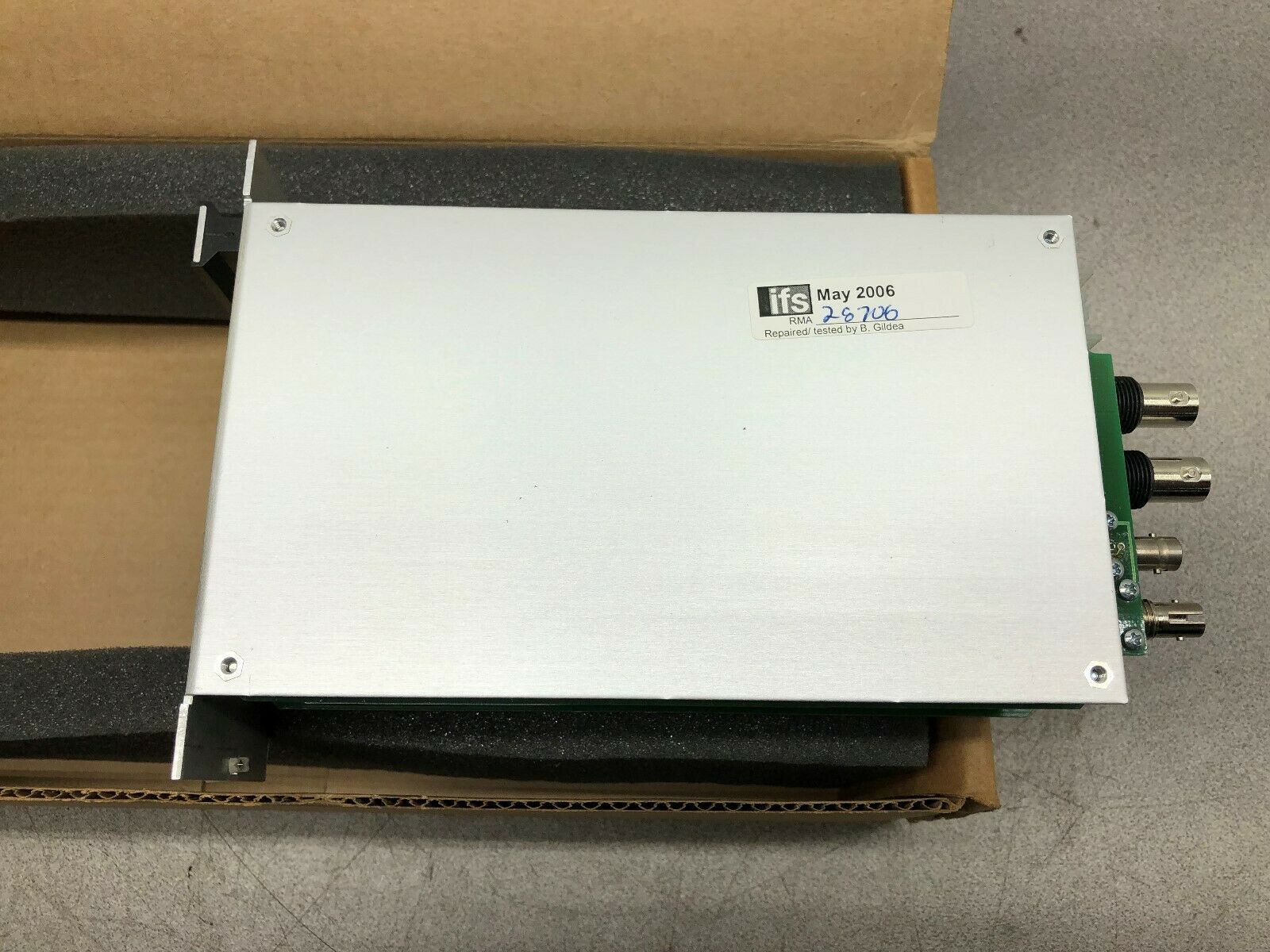 NEW IN BOX IFS BIDIRECTIONAL VIDEO + AUDIO + DATA MODULE VAD7010-A