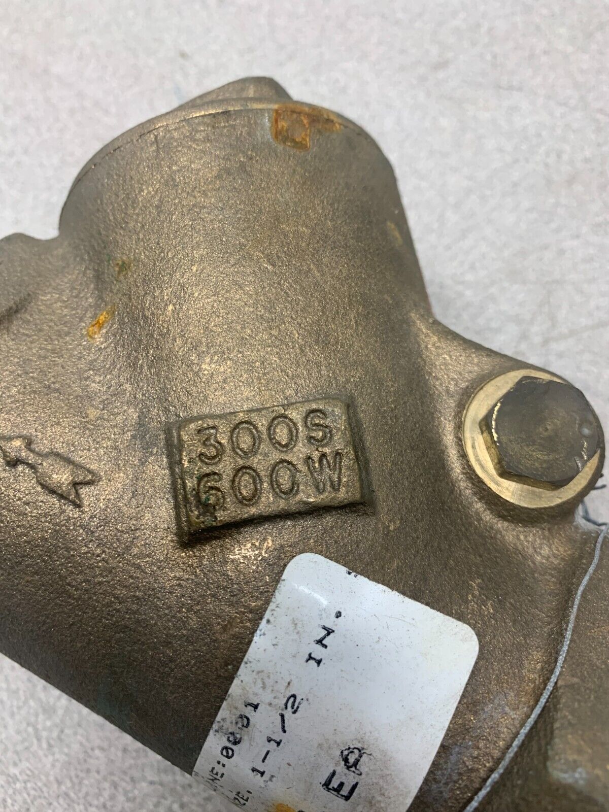 NEW MILWAUKEE 1-1/2" BRONZE SWING CHECK VLAVE Y-PATTERN