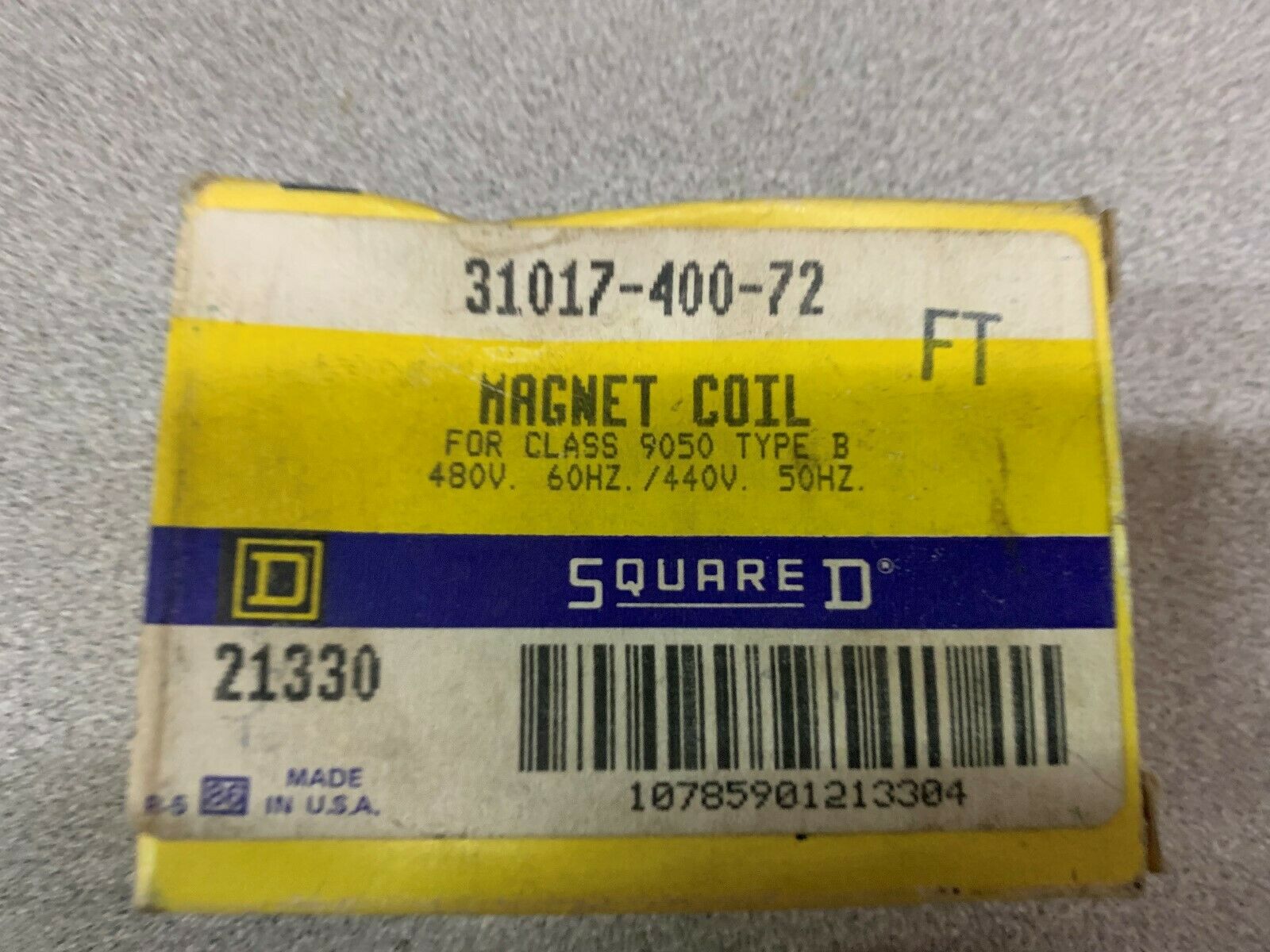 NEW IN BOX SQUARE D MAGNET COIL 31017-400-72