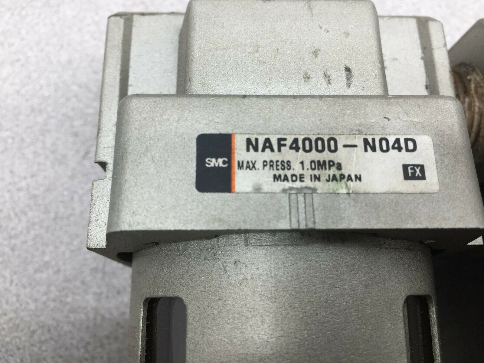 USED SMC PNEUMATIC FILTER LUBRICATOR REGULATOR ASSY NAF4000-N04D / AFM40-N04D-Z