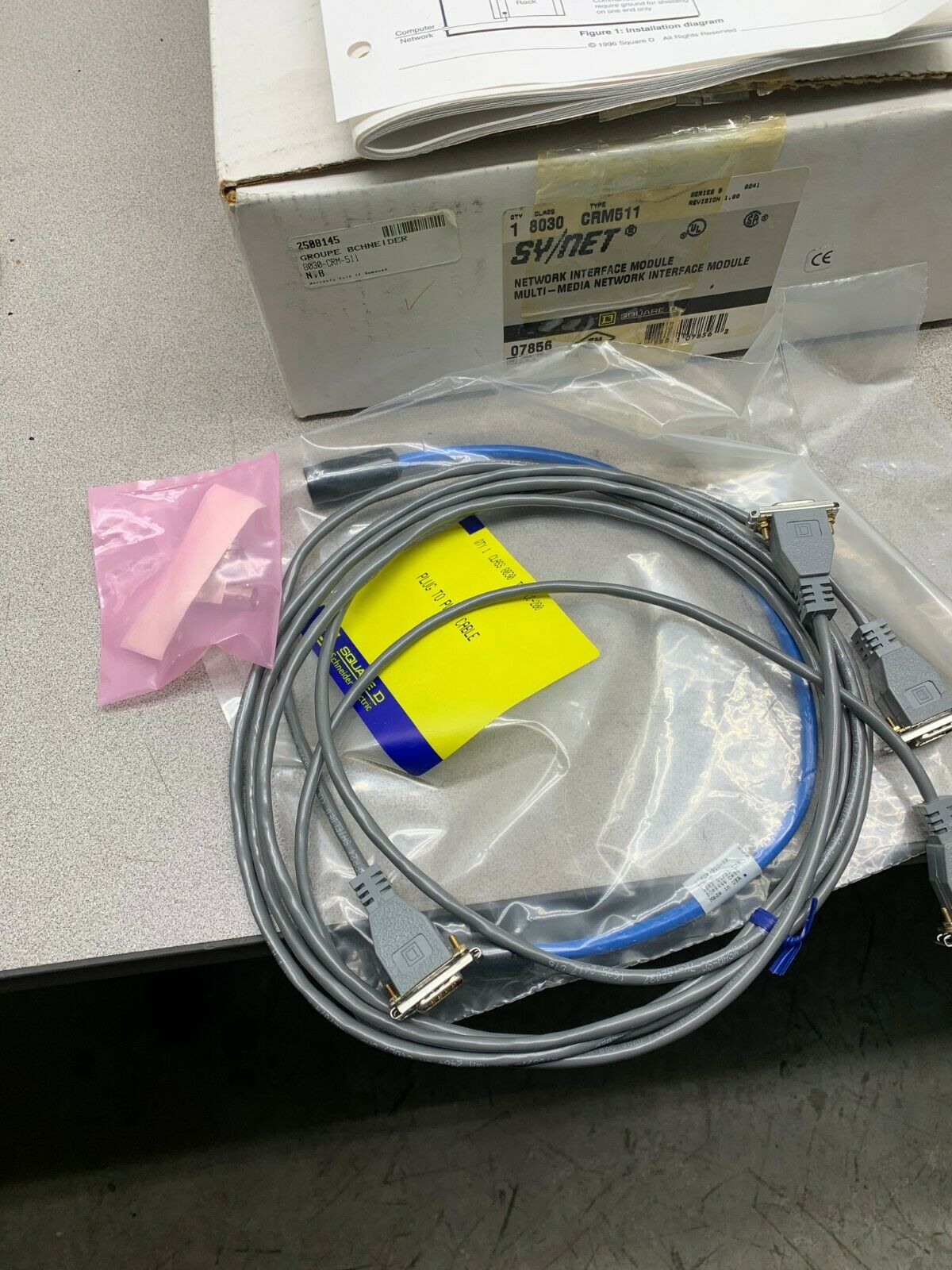 NEW IN BOX SQUARE D SY/NET NETWORK INTERFACE MODULE 8030 CRM511