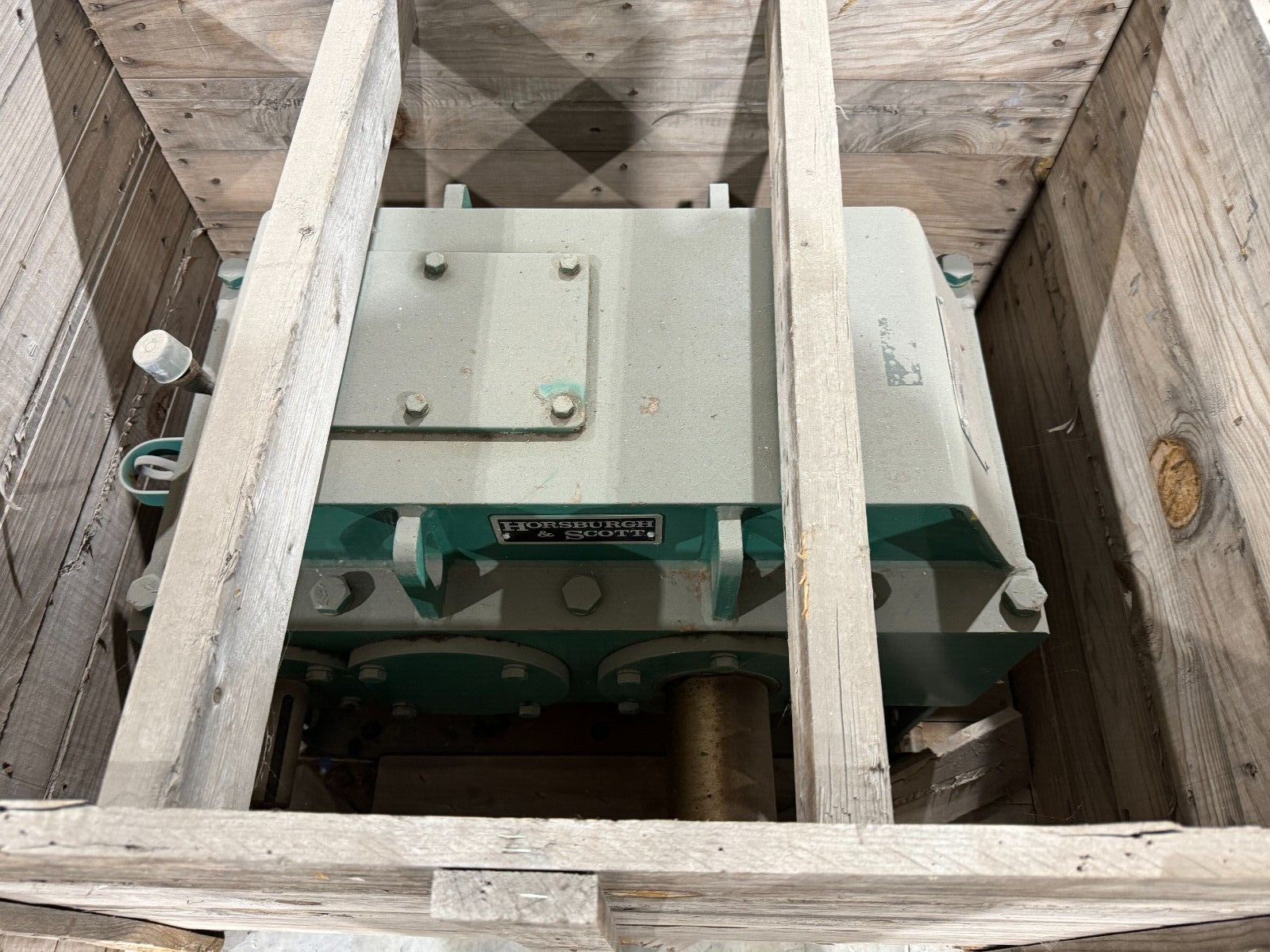 NEW HORSBURGH & SCOTT MARK II HELICAL SPEED REDUCER 19.067 RATIO GEAR BOX 90-D